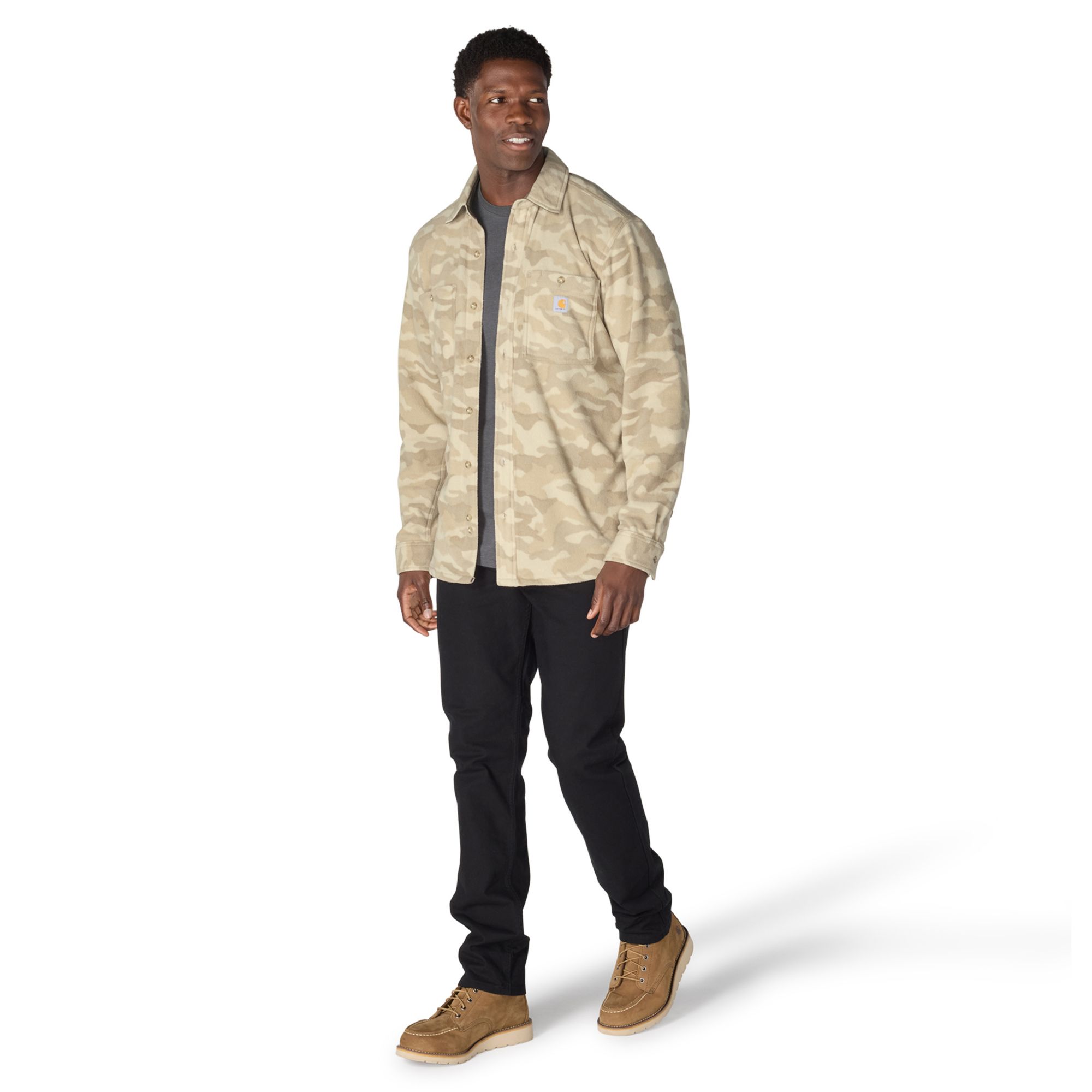 Carhartt Men's Seneca Loose Fit Long Sleeve Print Shirt product image