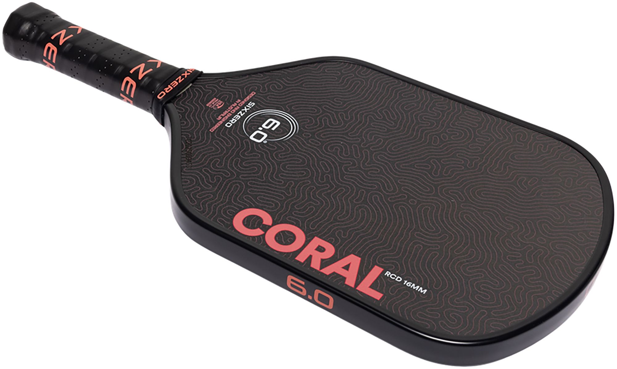 Six Zero Coral 16mm Pickleball Paddle product image