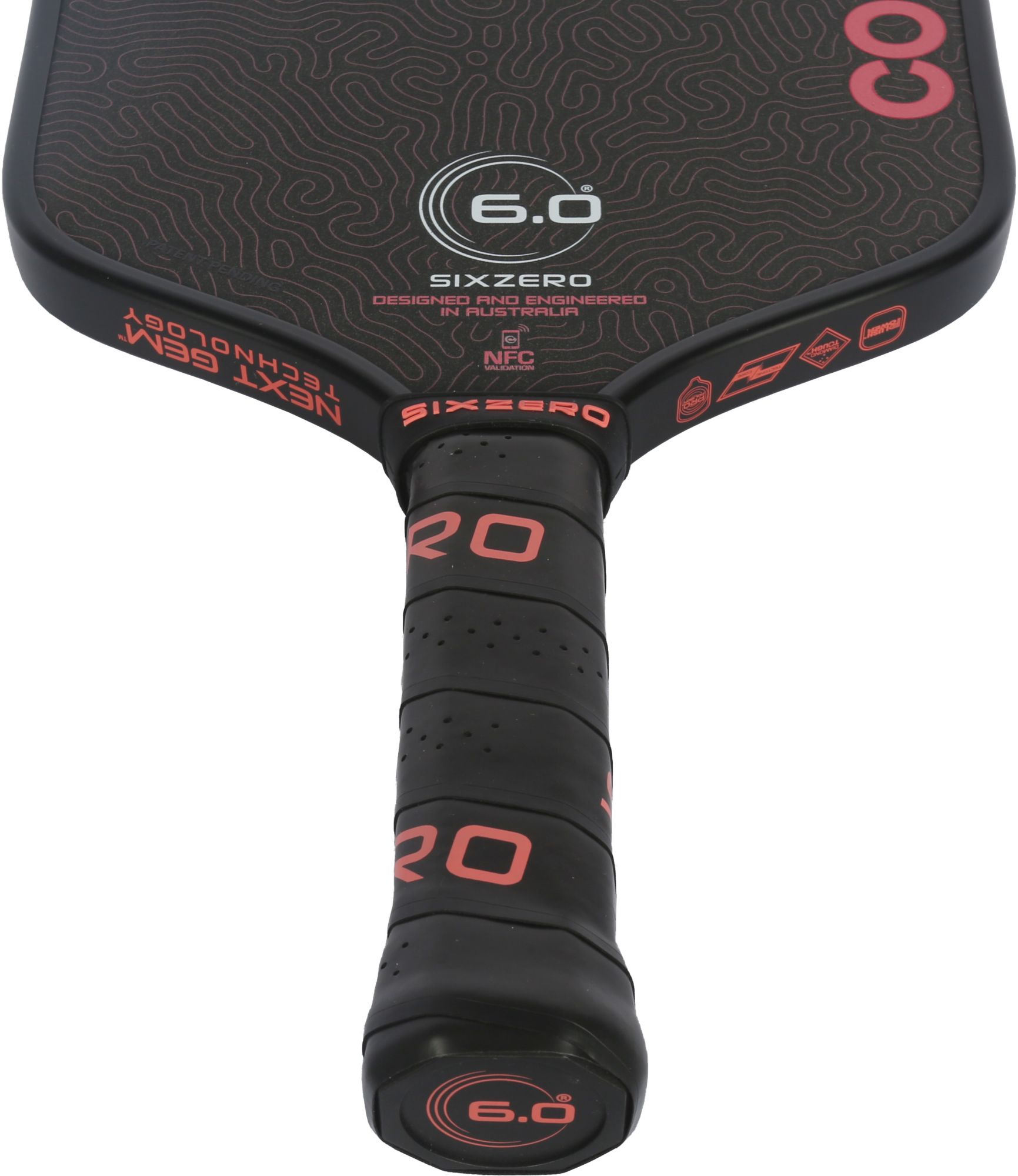 Six Zero Coral 16mm Pickleball Paddle product image