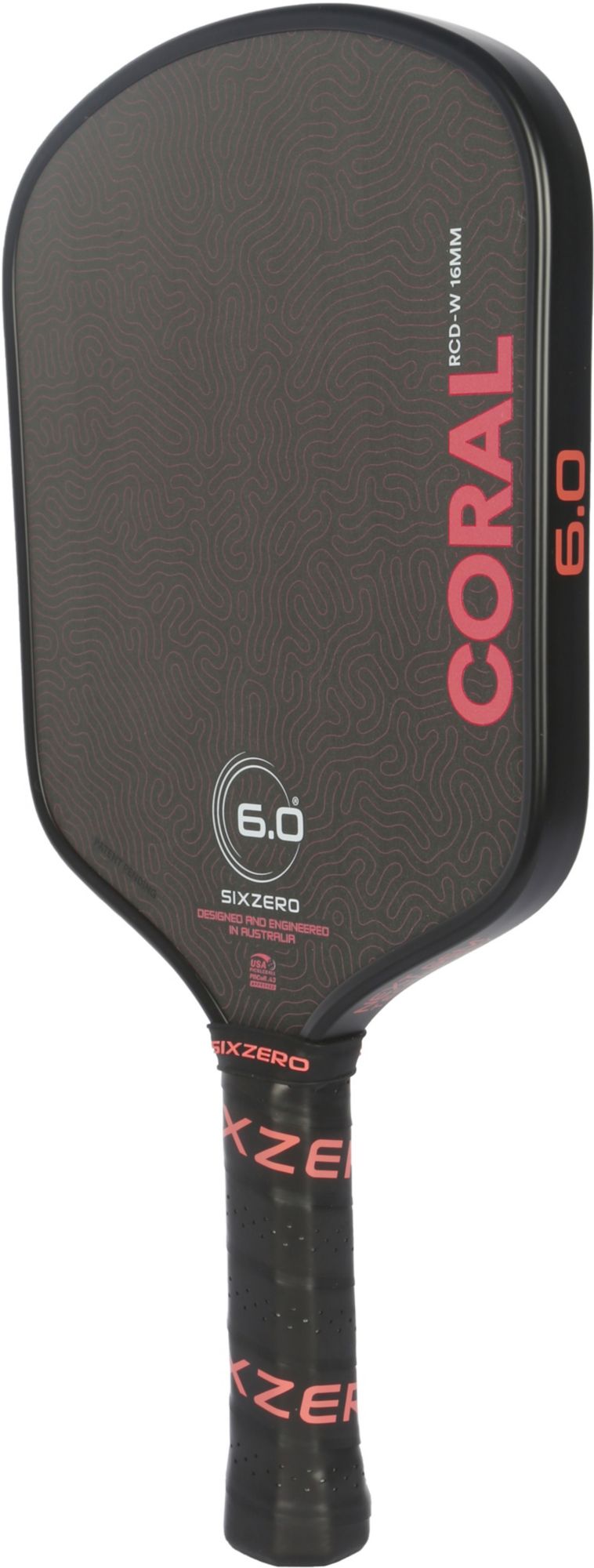 Six Zero Coral 16mm Pickleball Paddle product image