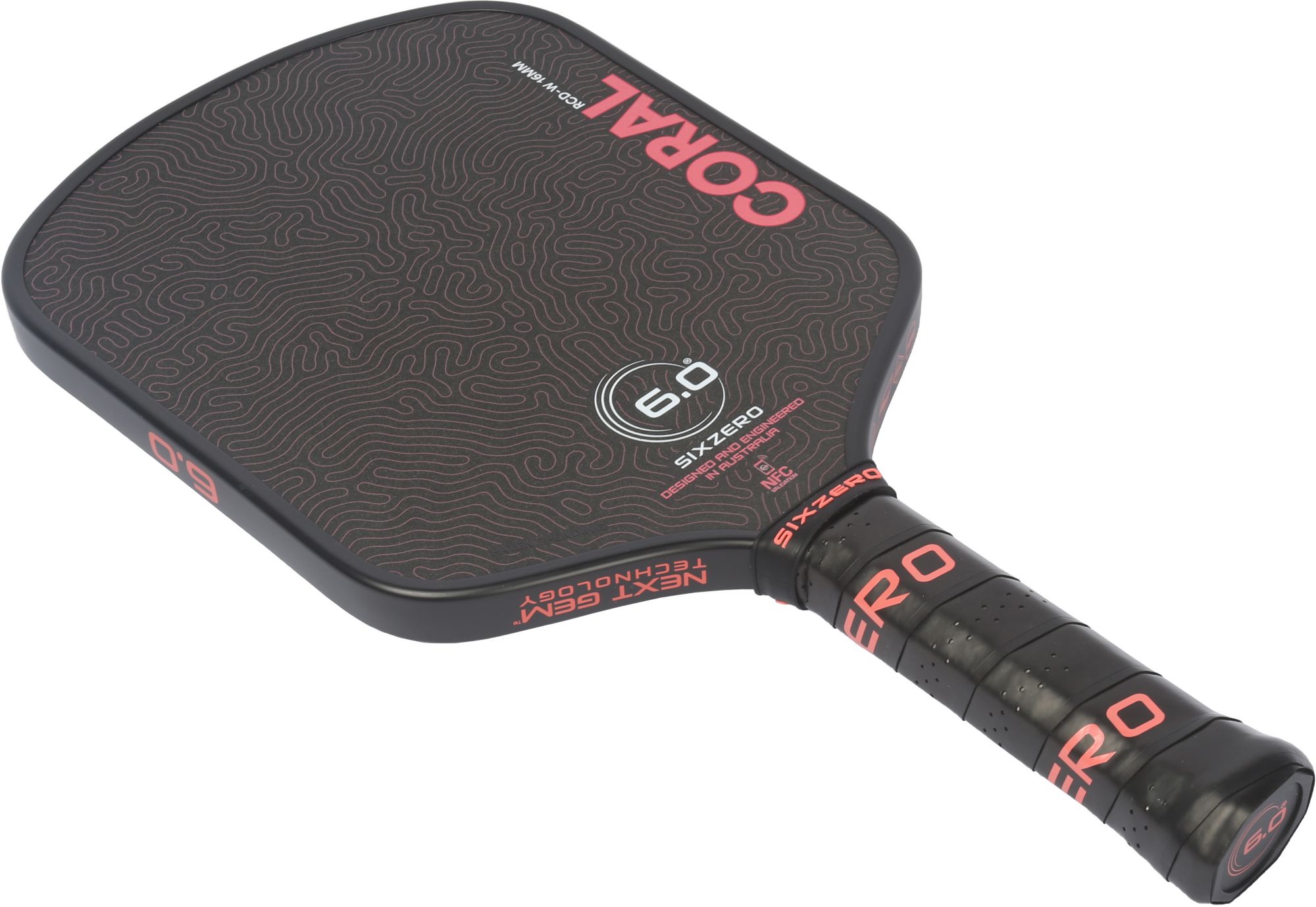 Six Zero Coral 16mm Pickleball Paddle product image