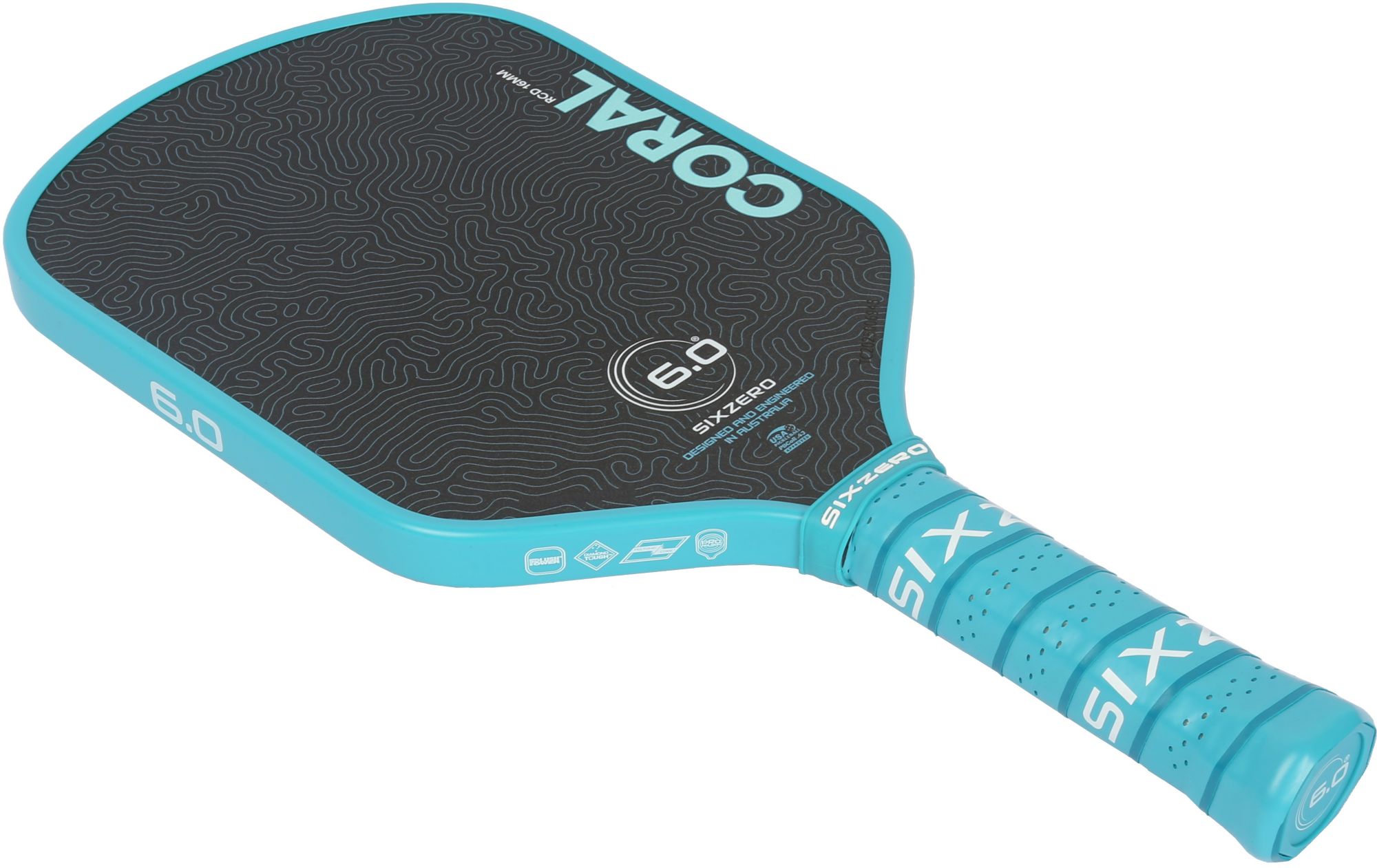 Six Zero Coral 16mm Pickleball Paddle product image