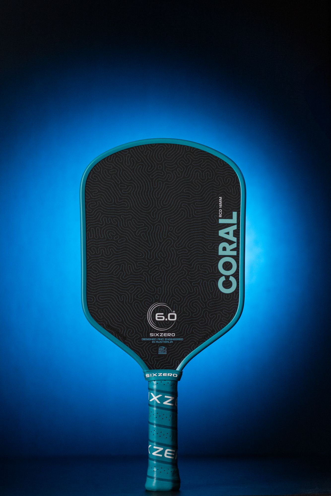 Six Zero Coral 16mm Pickleball Paddle product image