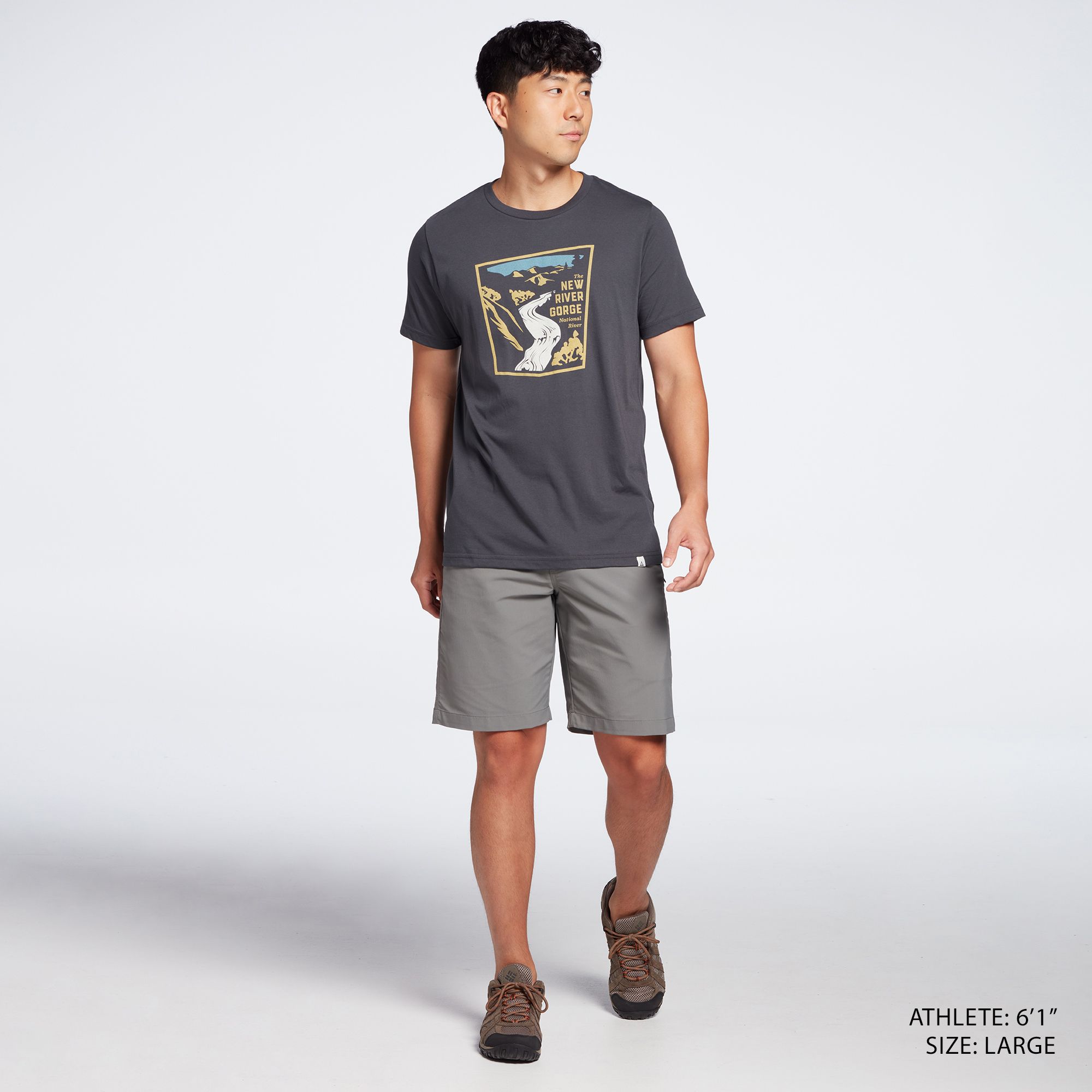 The Landmark Project Adult New River Gorge Short Sleeve Graphic T-Shirt product image