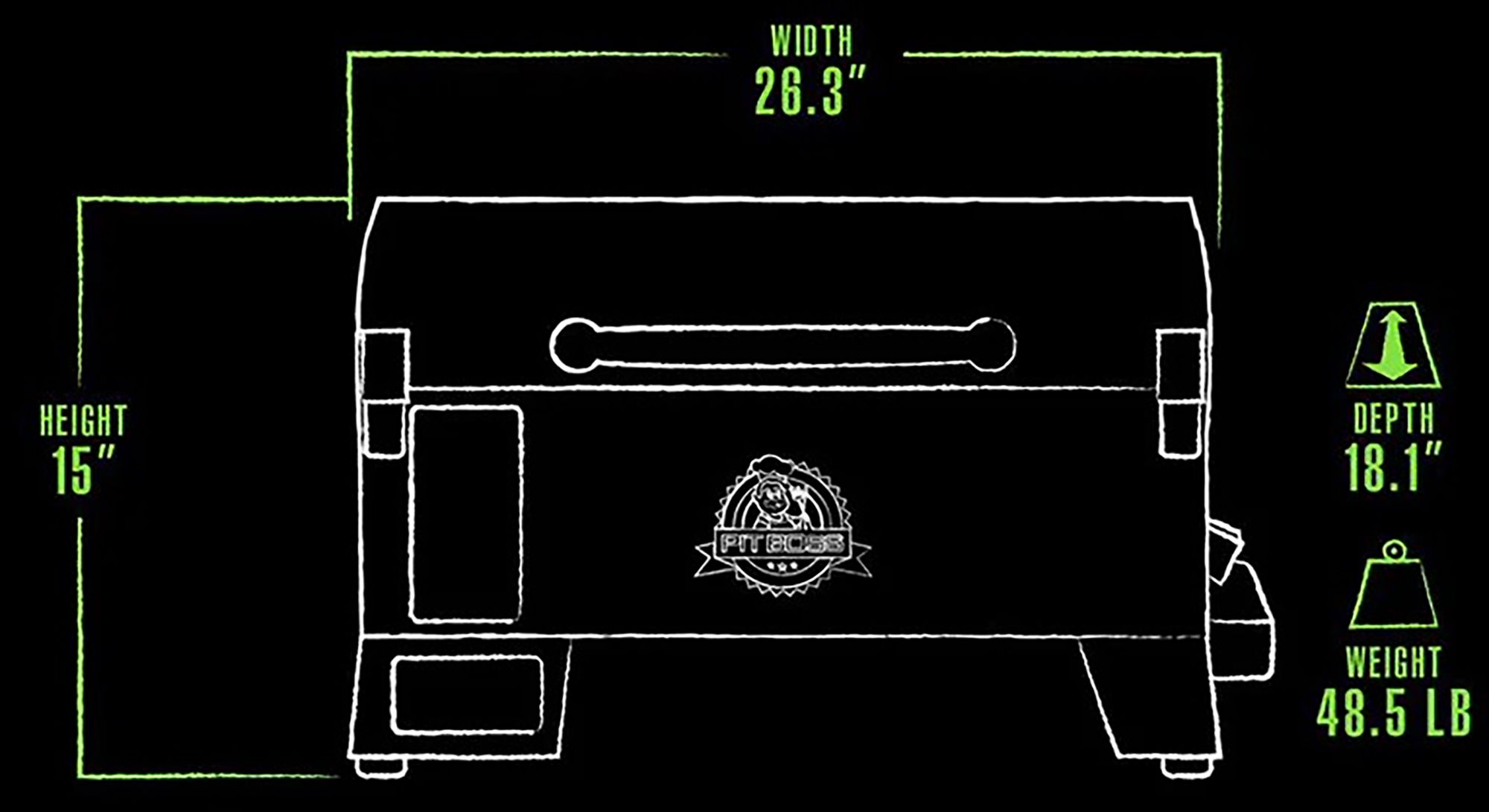 Pit Boss Battery Powered Wood Pellet Grill product image