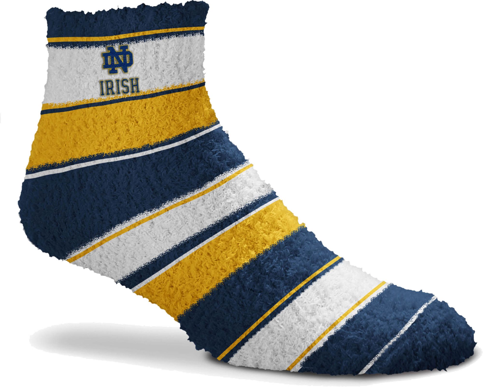 For Bare Feet Notre Dame Fighting Irish Stripe Cozy Socks product image