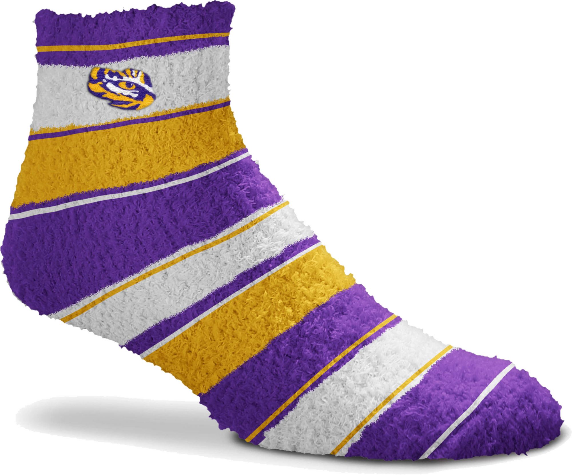 For Bare Feet LSU Tigers Stripe Cozy Socks product image