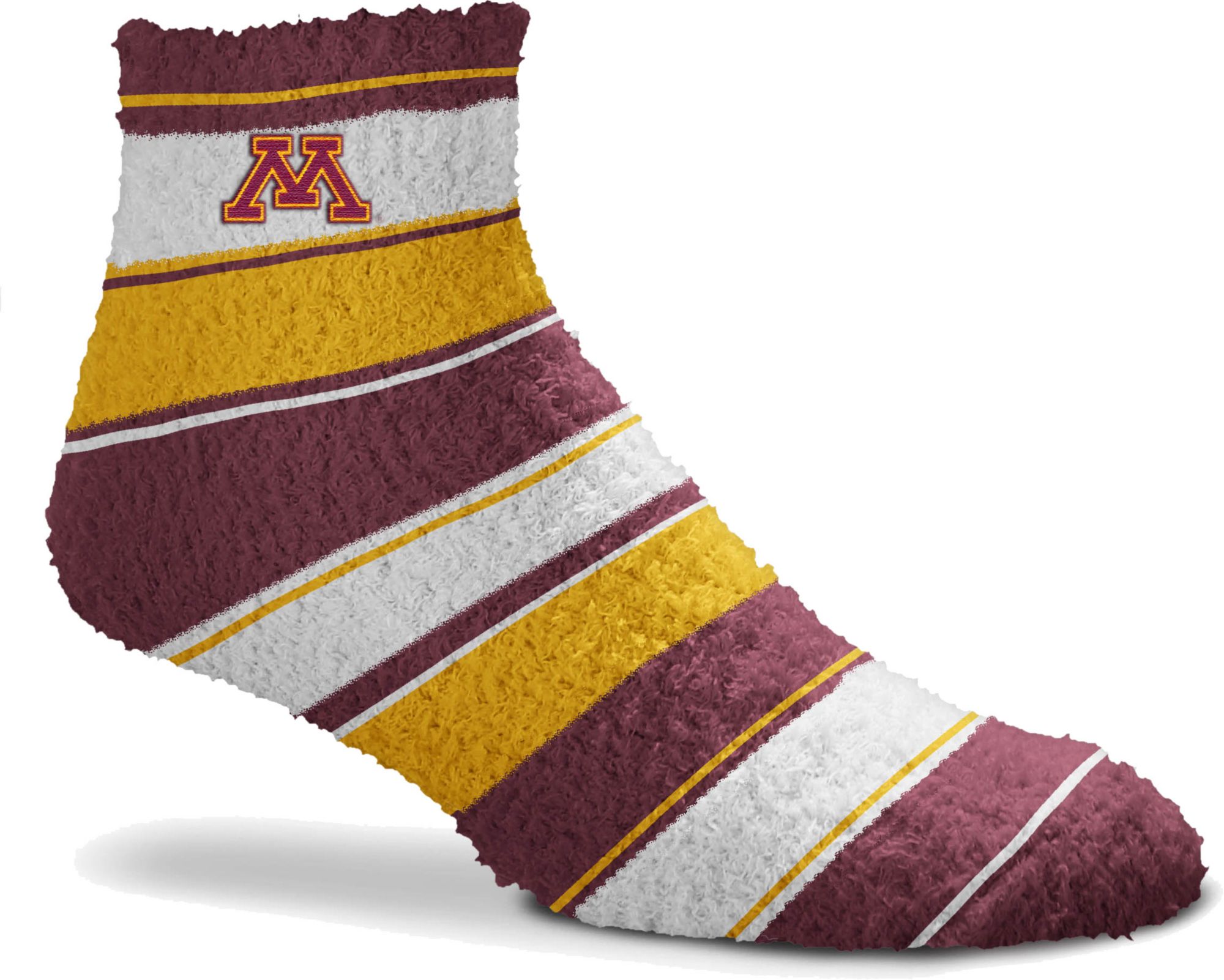 For Bare Feet Minnesota Golden Gophers Stripe Cozy Socks product image