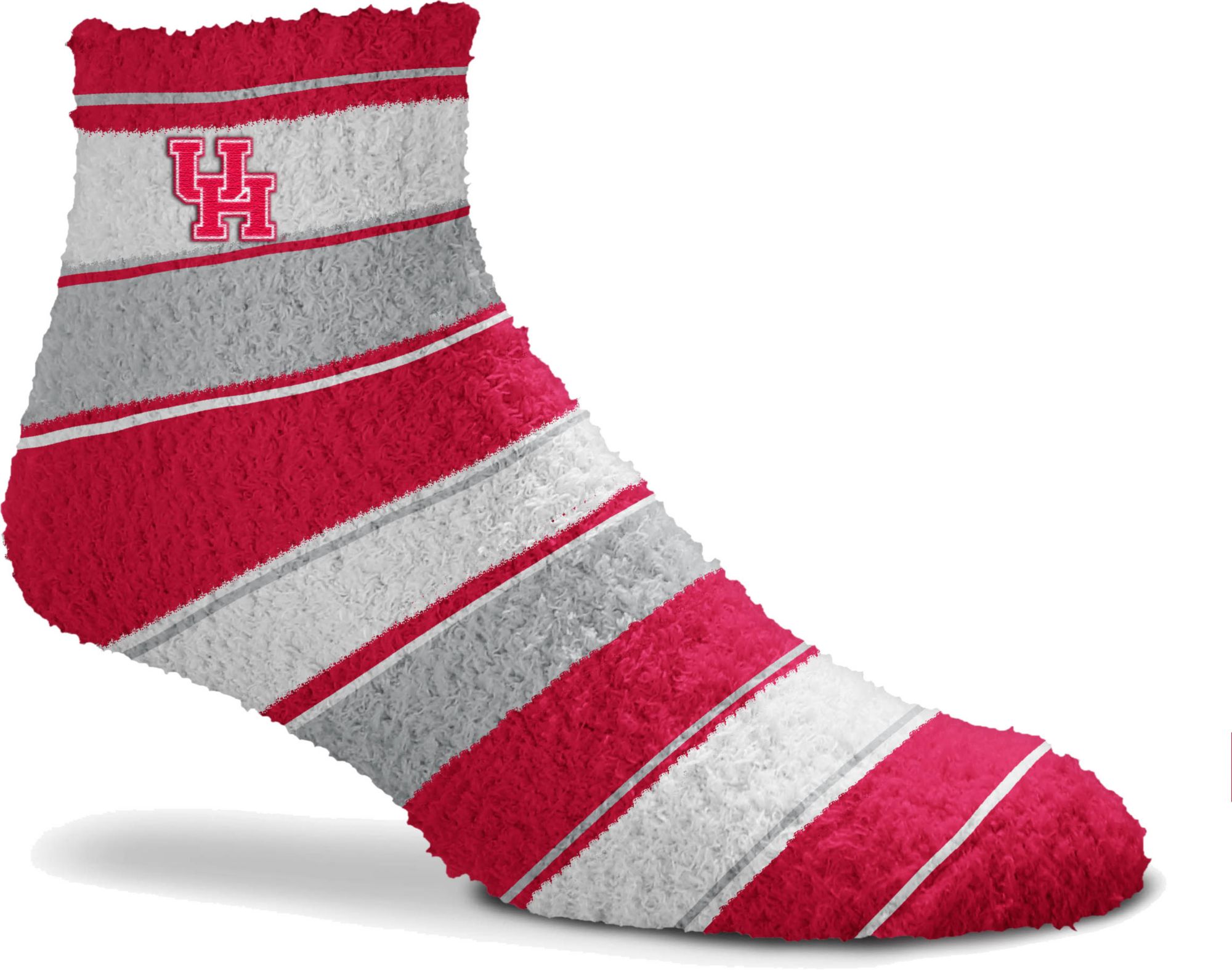 For Bare Feet Houston Cougars Stripe Cozy Socks product image
