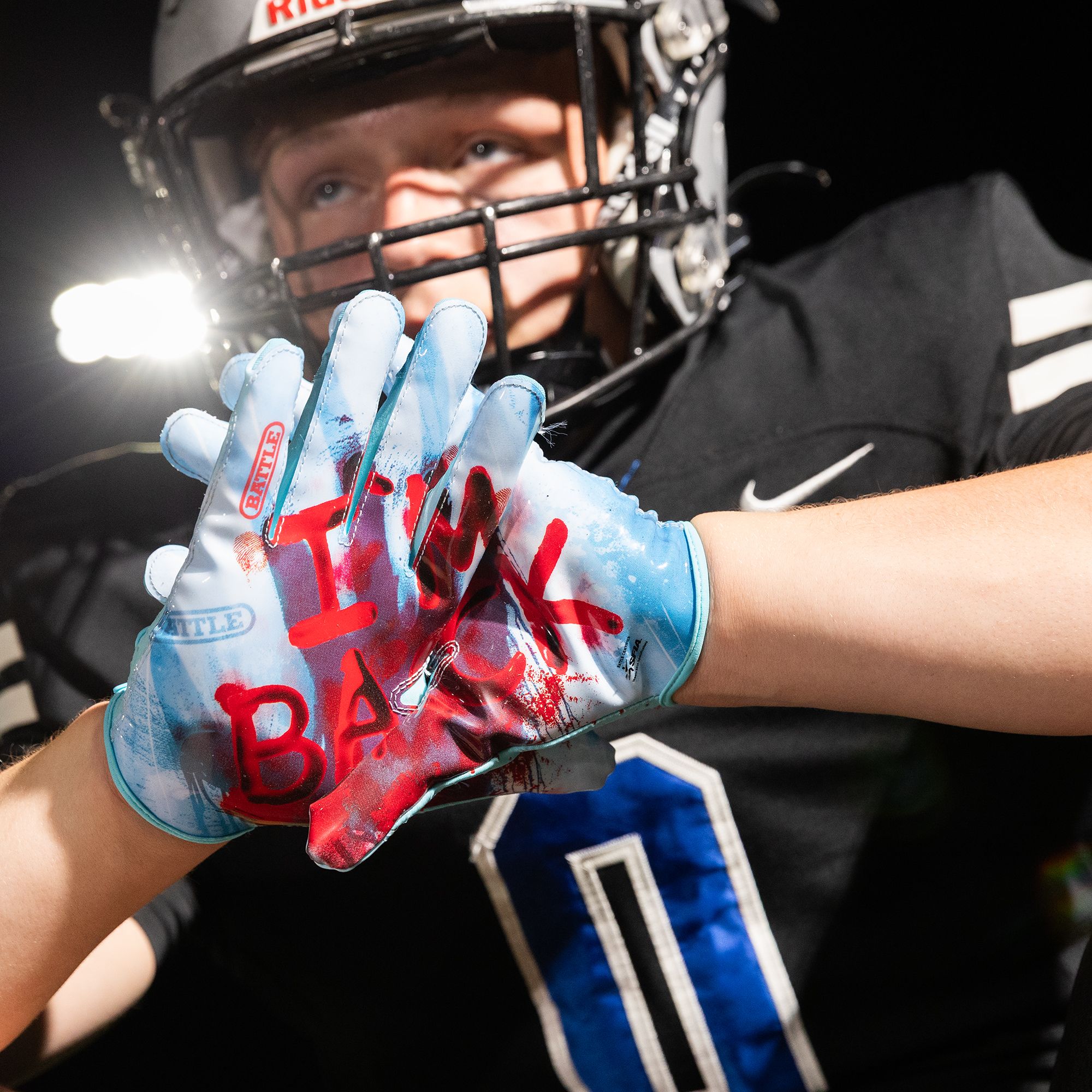 Battle Sports Doom Speed "I'm Back" Football Glove product image