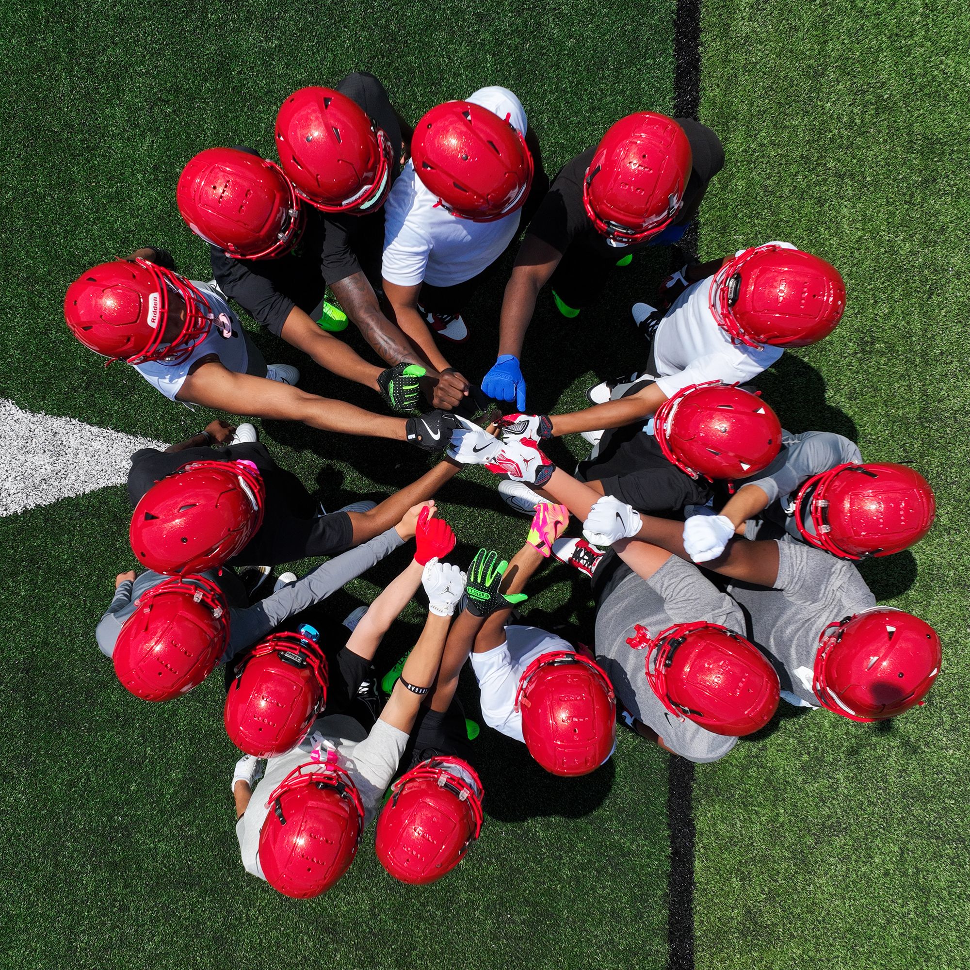 Battle Sports Doom Speed Slime Football Glove product image