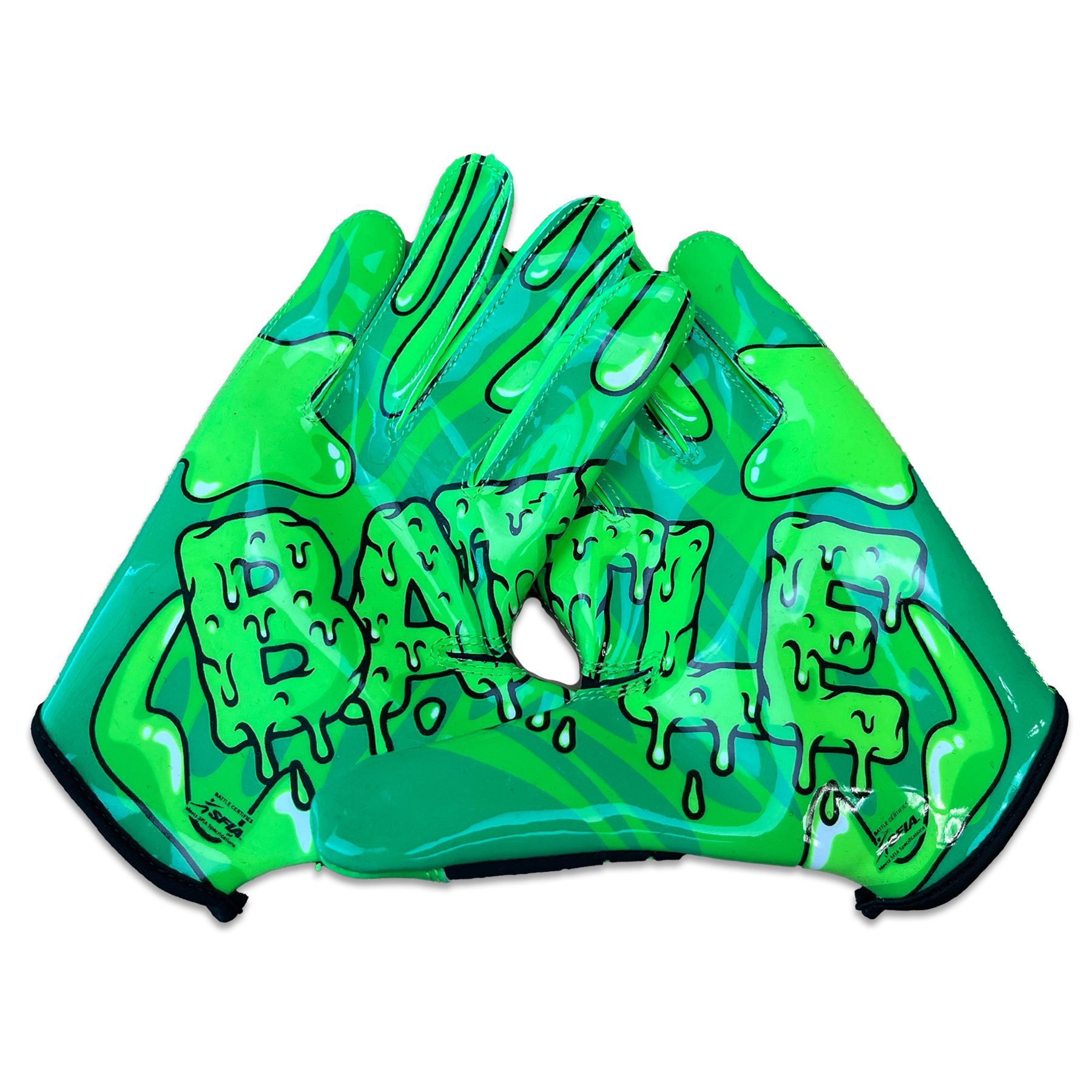 Battle Sports Doom Speed Slime Football Glove product image