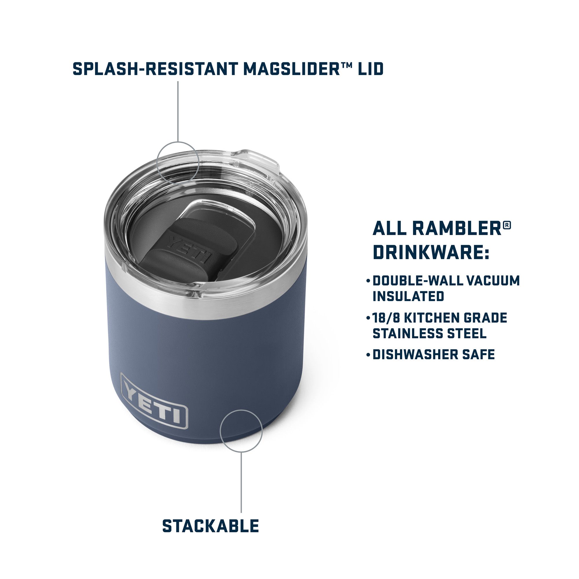 YETI 10 oz. Rambler Lowball 2.0 product image
