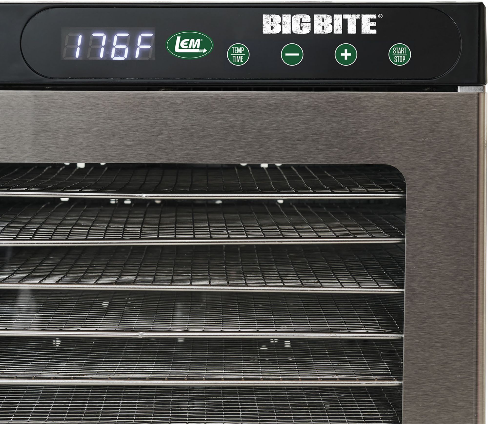 LEM BigBite 10-Tray Stainless Steel Dehydrator product image