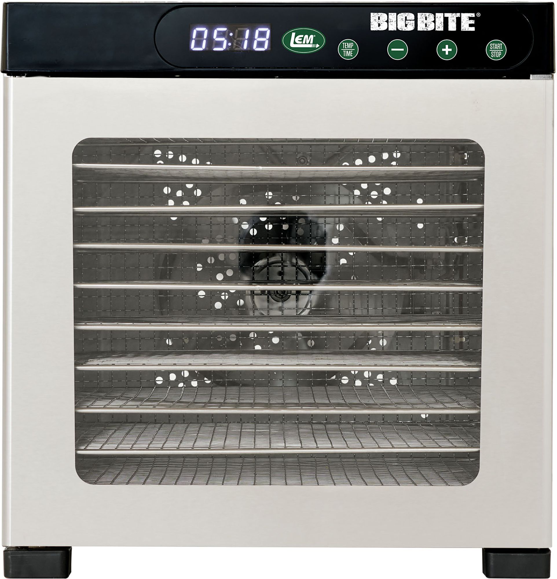 LEM BigBite 10-Tray Stainless Steel Dehydrator product image