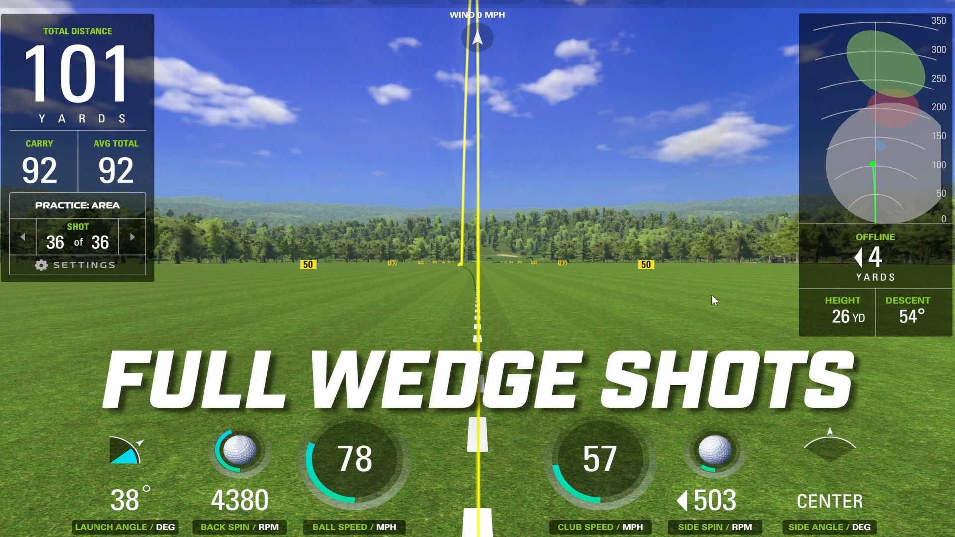 GoSports Range Cage 10'x8' Hitting Net with Simulator Impact Screen product