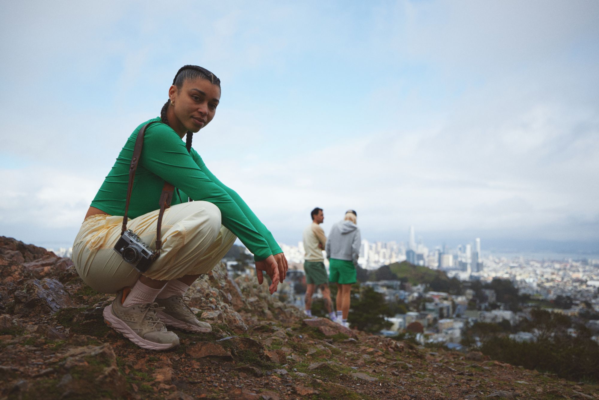 HOKA Women's Anacapa Breeze Low Trail Hiking Shoes product image