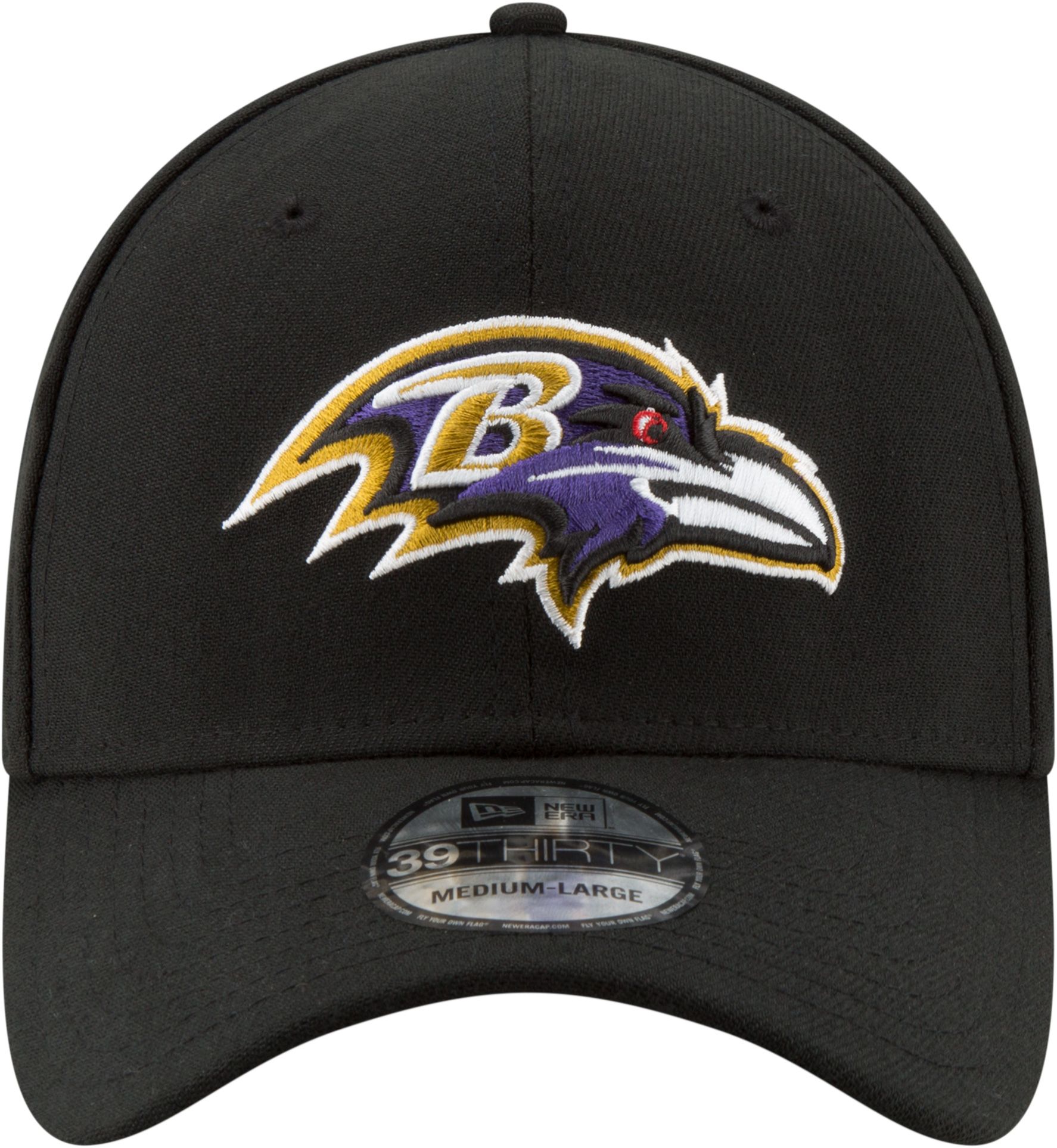 New Era Men's Baltimore Ravens Team Classic 39Thirty Black Stretch Fit Hat product image