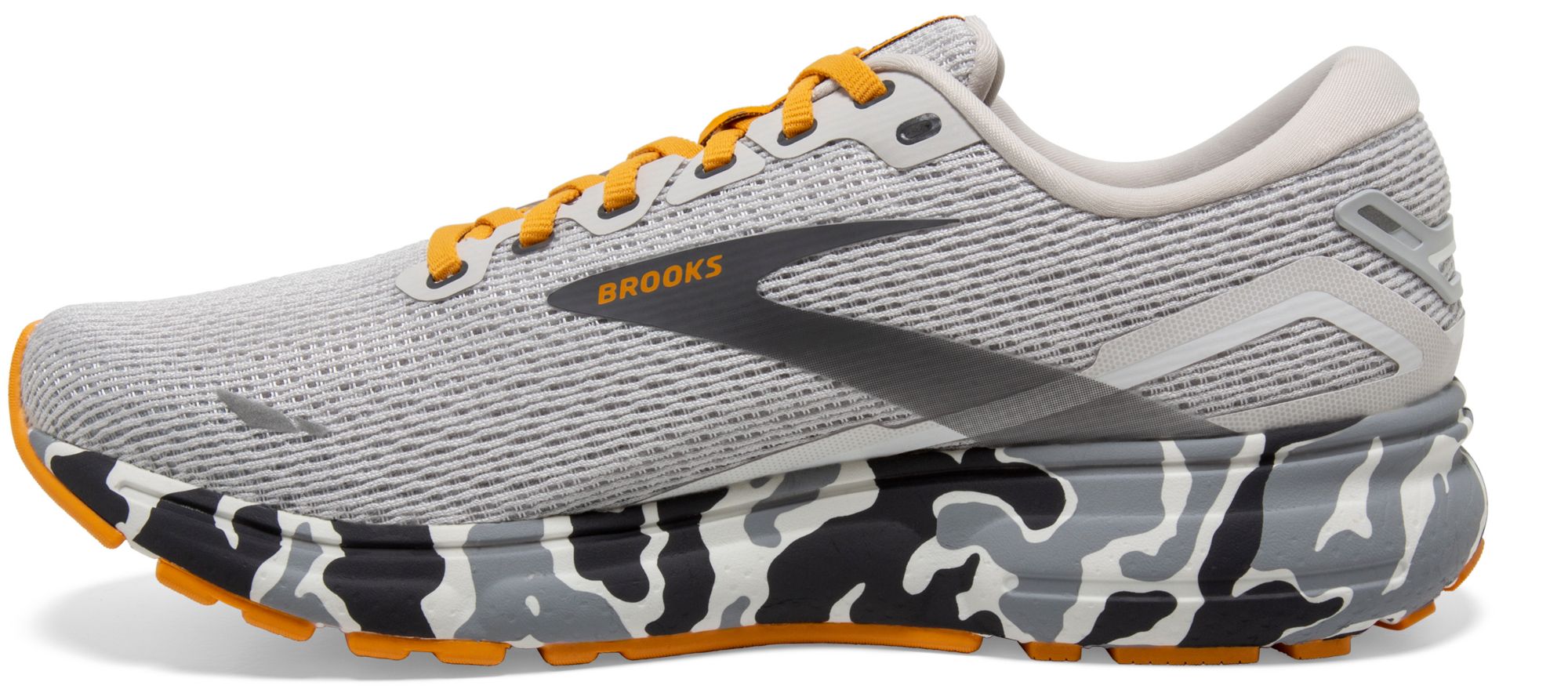 Brooks Women's Ghost 15 Running Shoes - Blanc/Gray/Sunflower - Medium/B