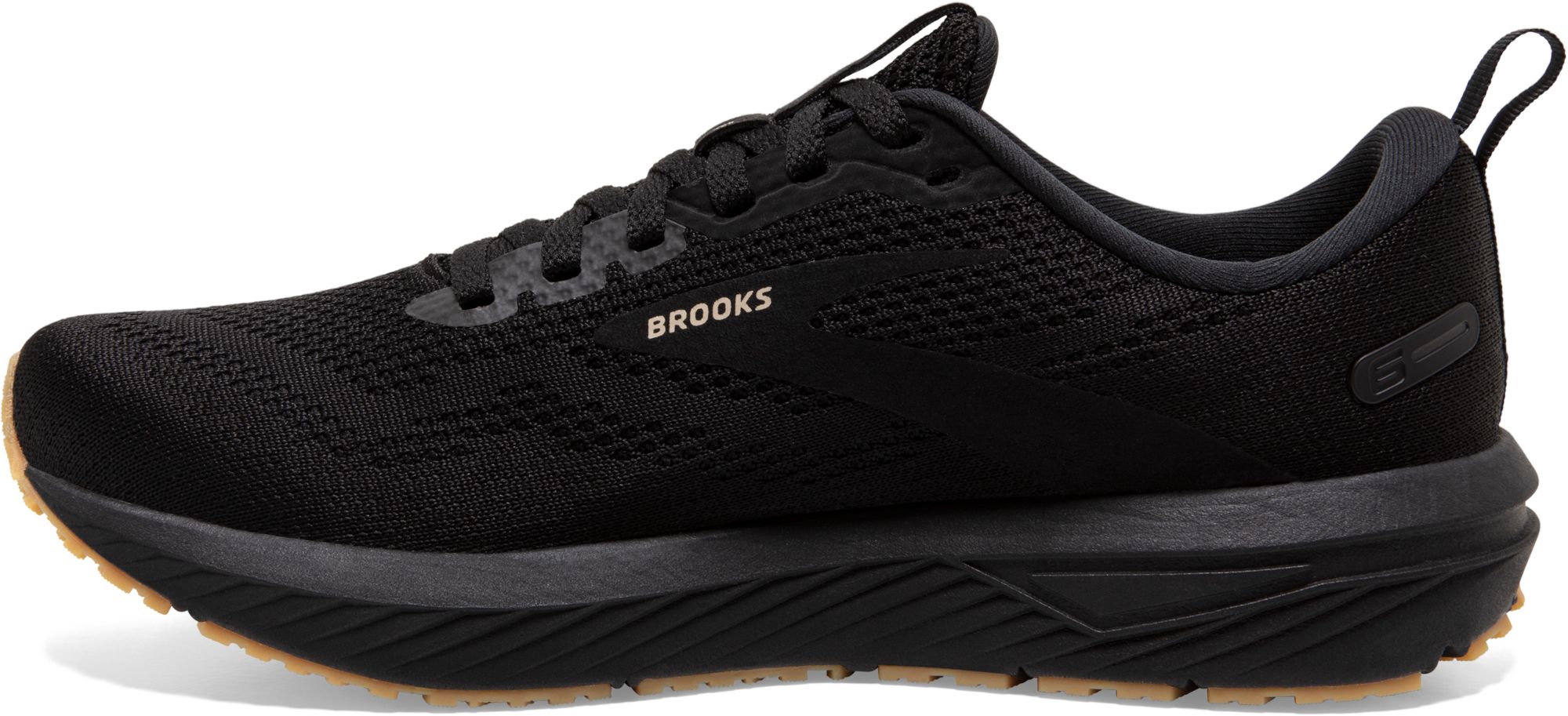 Brooks Men's Revel 6 Running Shoes - Black/Cream - Medium/D