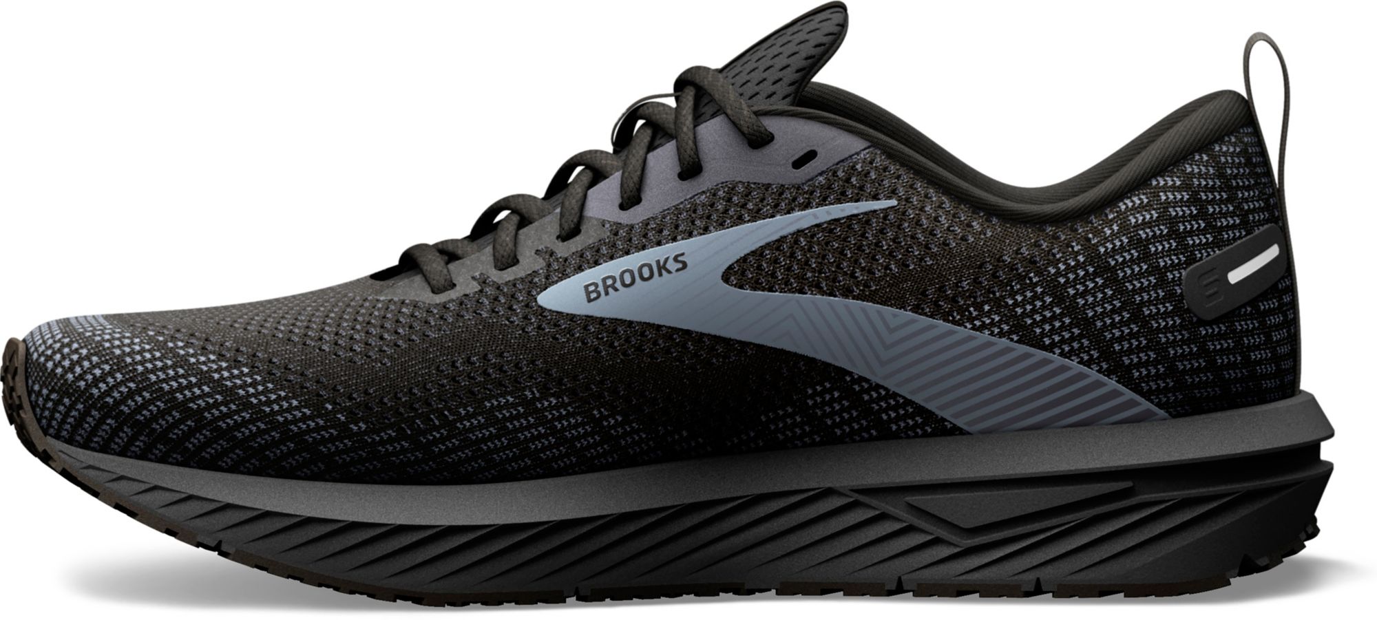 Brooks Men's Revel 6 Running Shoes - Black/Grey - Medium/D