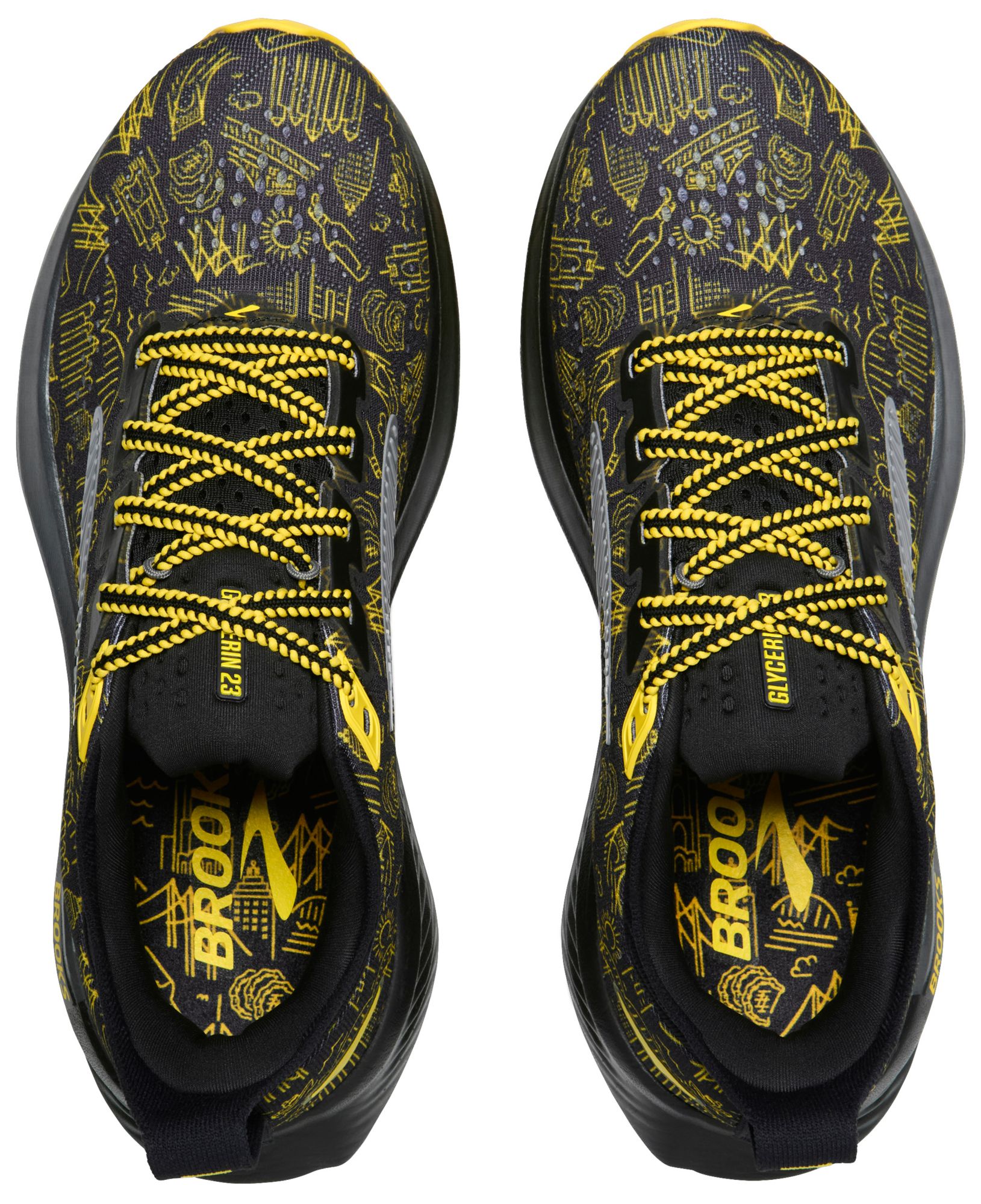 Brooks Men's Glycerin 23 Pittsburgh Marathon Running Shoes product image