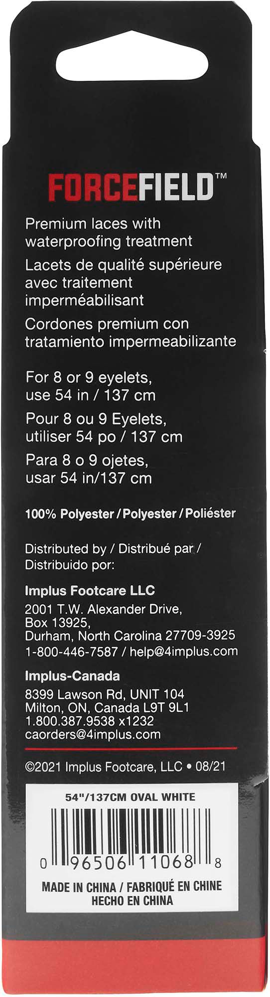 Forcefield 54” Flat Team Laces product image