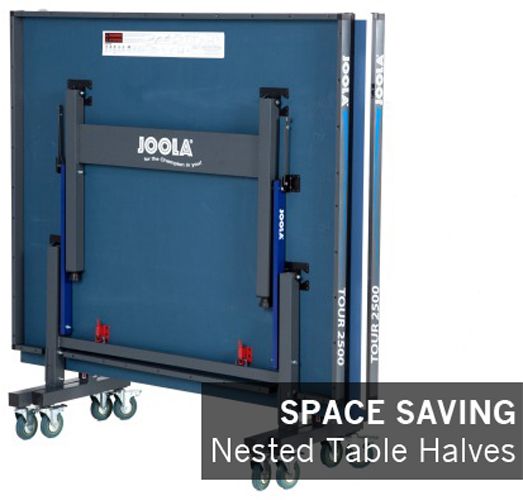 JOOLA Tour 2500 Indoor Table Tennis Table with Net Set (25mm Thick) product image