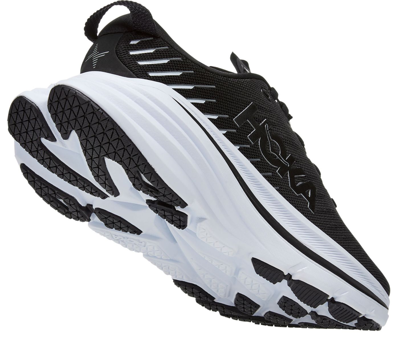 Hoka One One Bondi 7 Running Shoes Womens Size sale 7.5 Black White