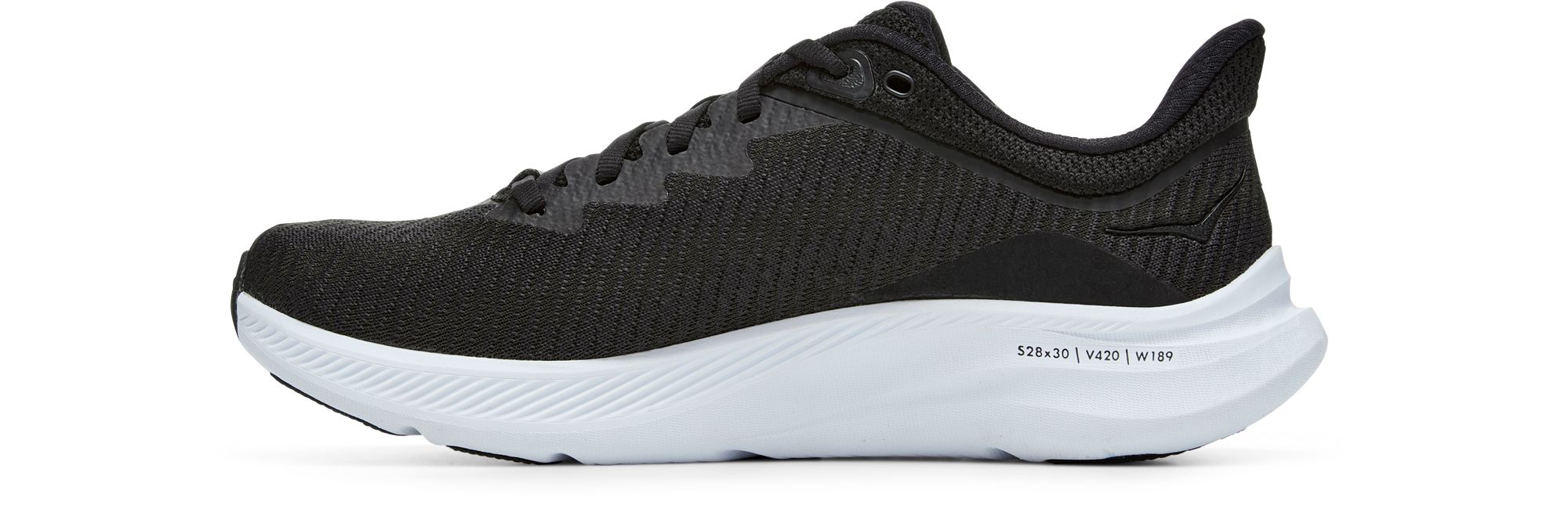 HOKA Women's Solimar Running Shoes - Black/White - Medium/B