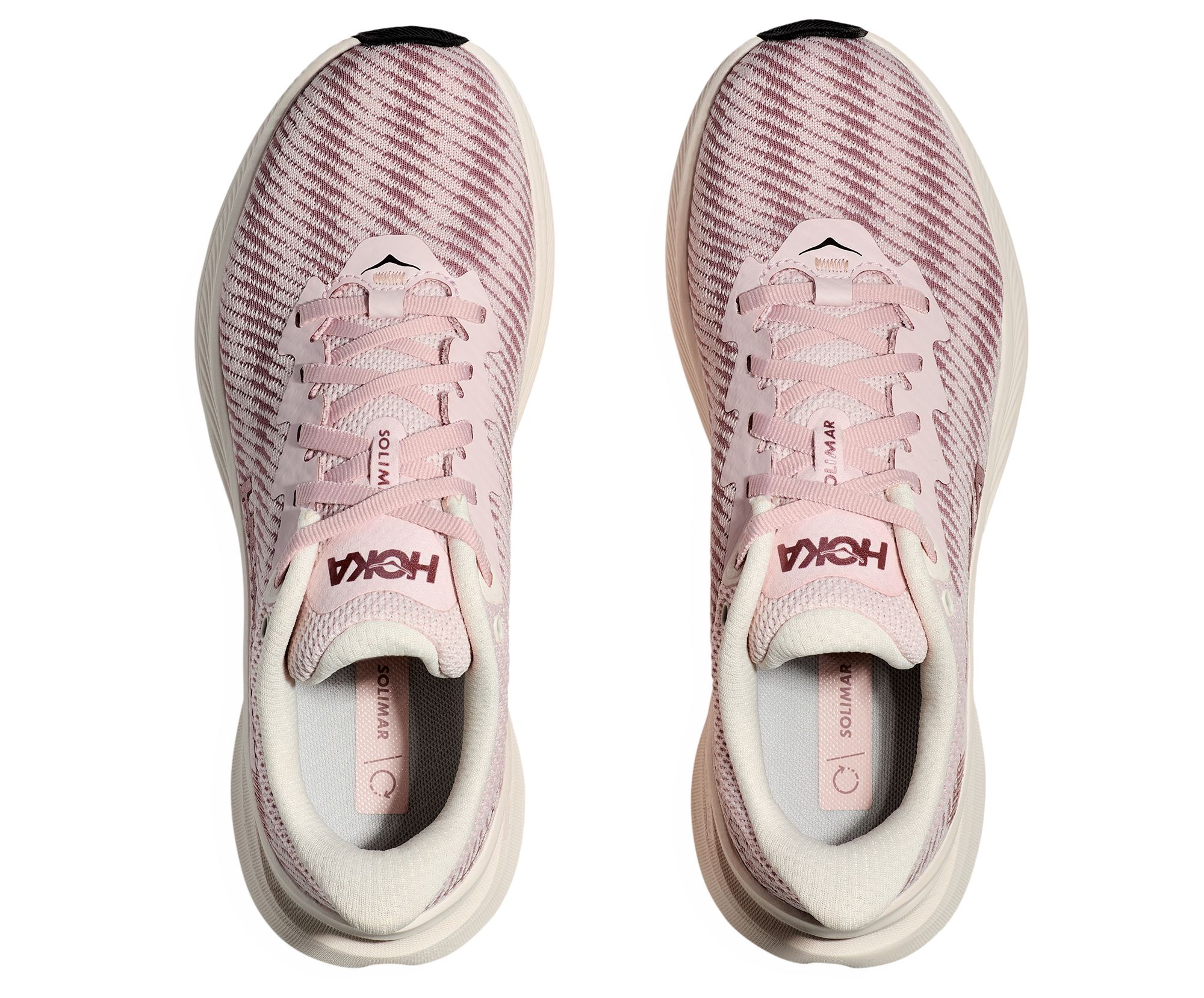 HOKA Women's Solimar Running Shoes - Pearl/White - Medium/B