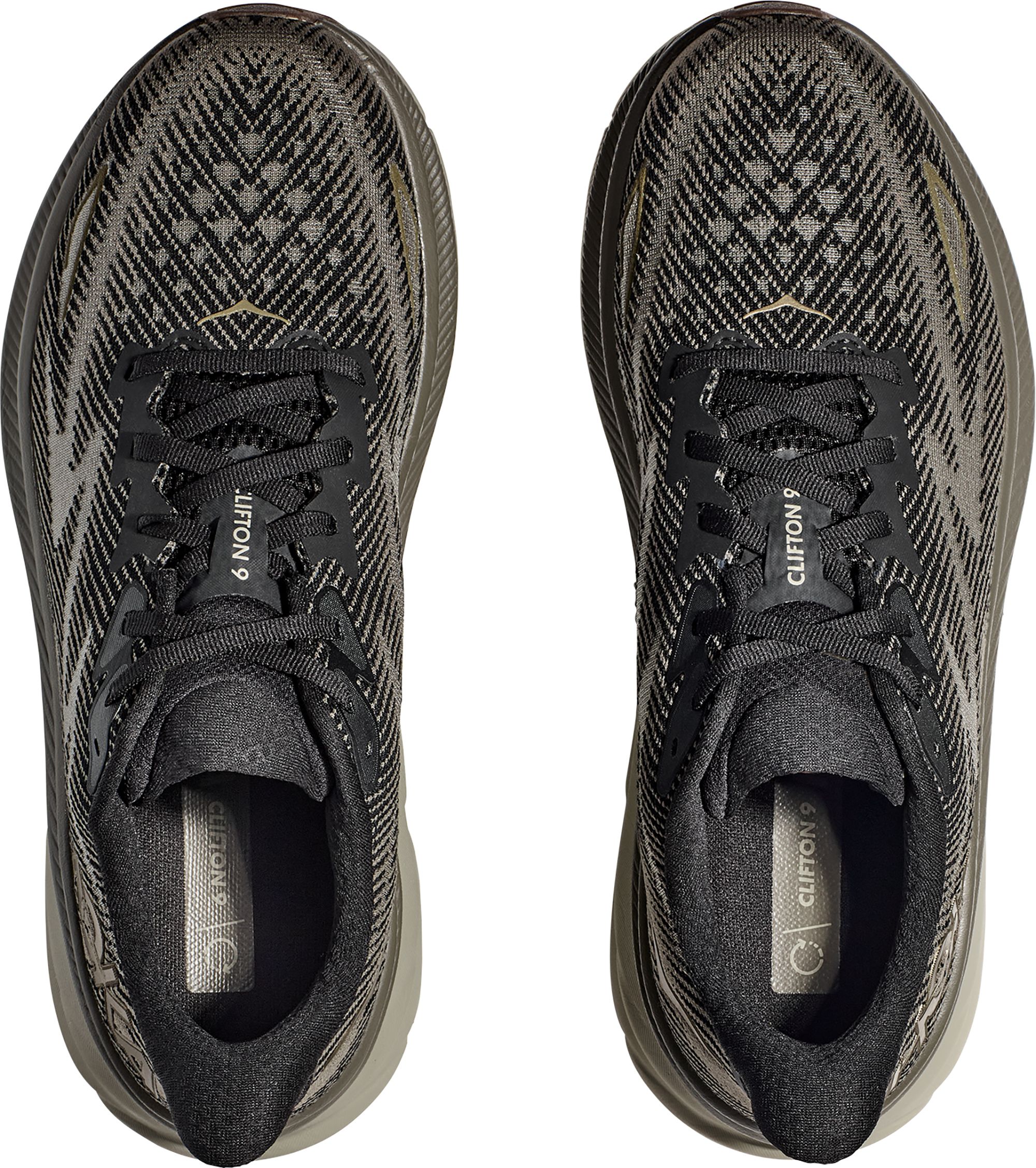 HOKA Men's Clifton 9 Running Shoes - Black/Slate - Medium/D