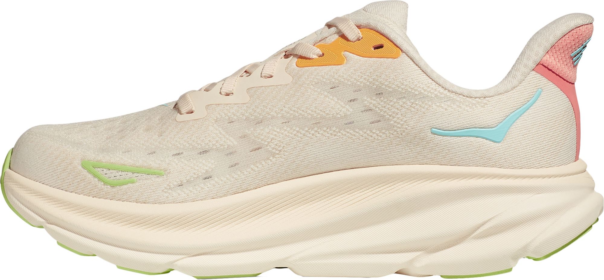 HOKA Women's Clifton 9 Running Shoes - Vanilla - Medium/B