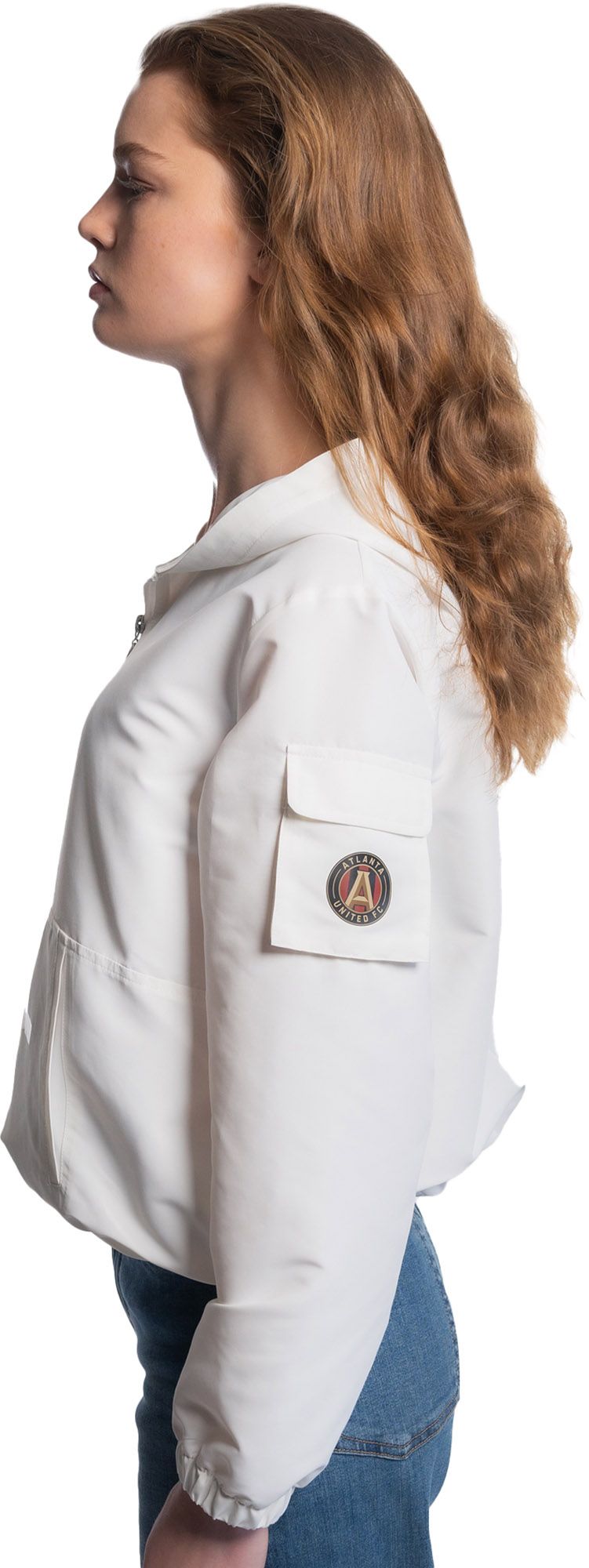 Lusso Women's Atlanta United Cloud Half-Zip Windbreaker product image