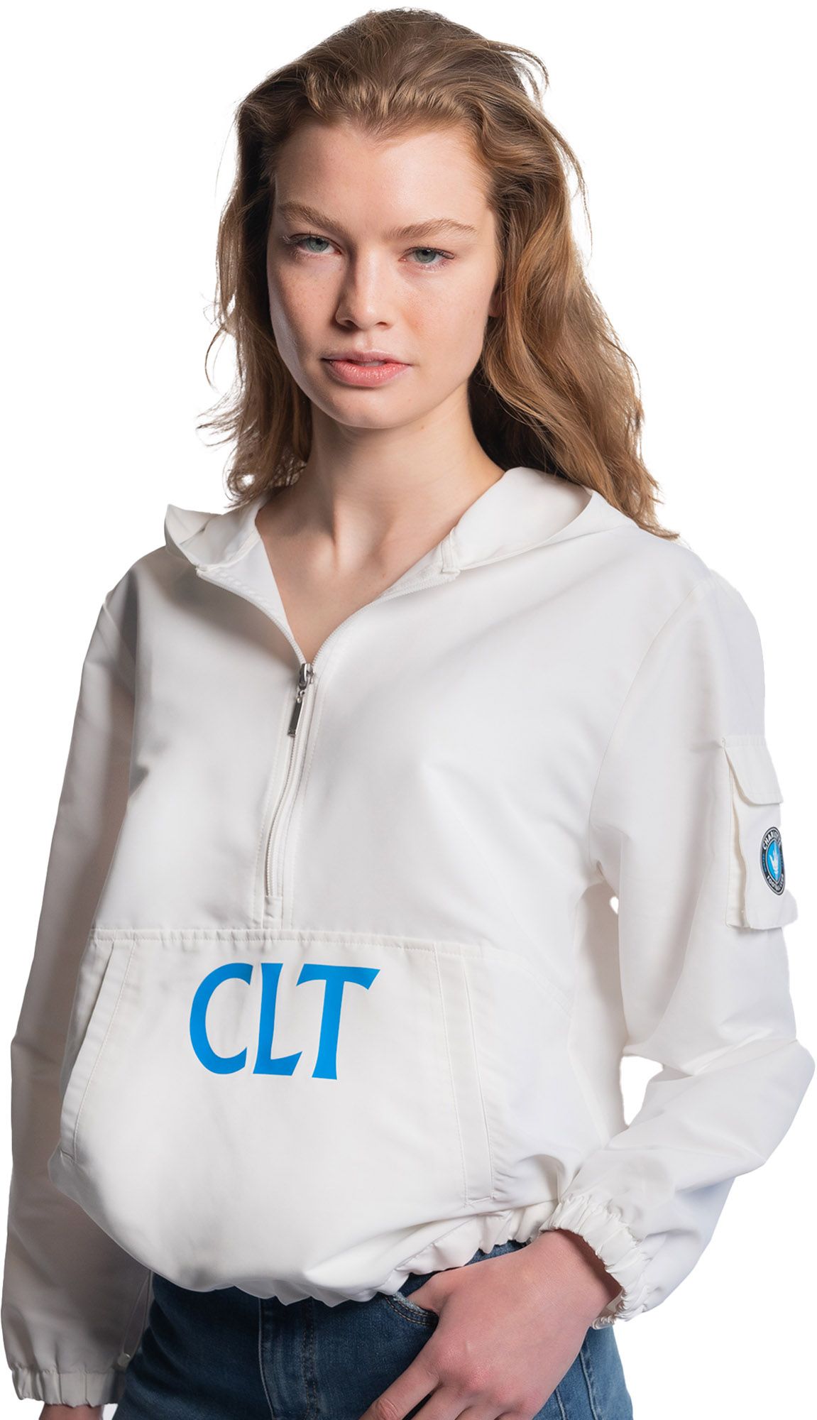 Lusso Women's Charlotte FC Cloud Half-Zip Windbreaker product image
