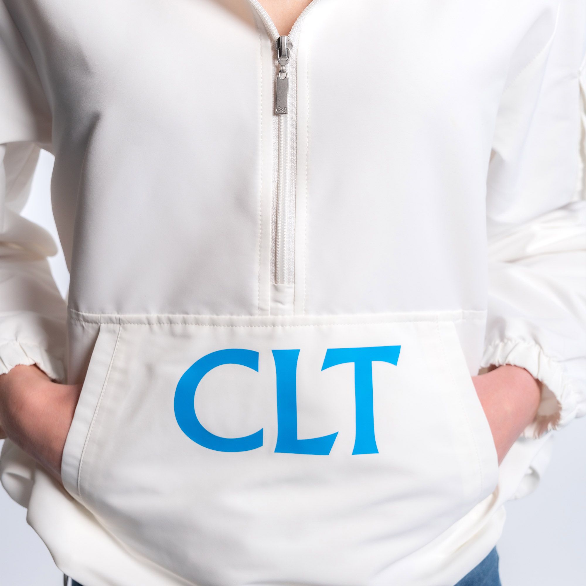 Lusso Women's Charlotte FC Cloud Half-Zip Windbreaker product image