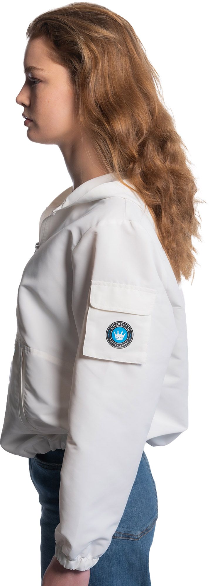 Lusso Women's Charlotte FC Cloud Half-Zip Windbreaker product image