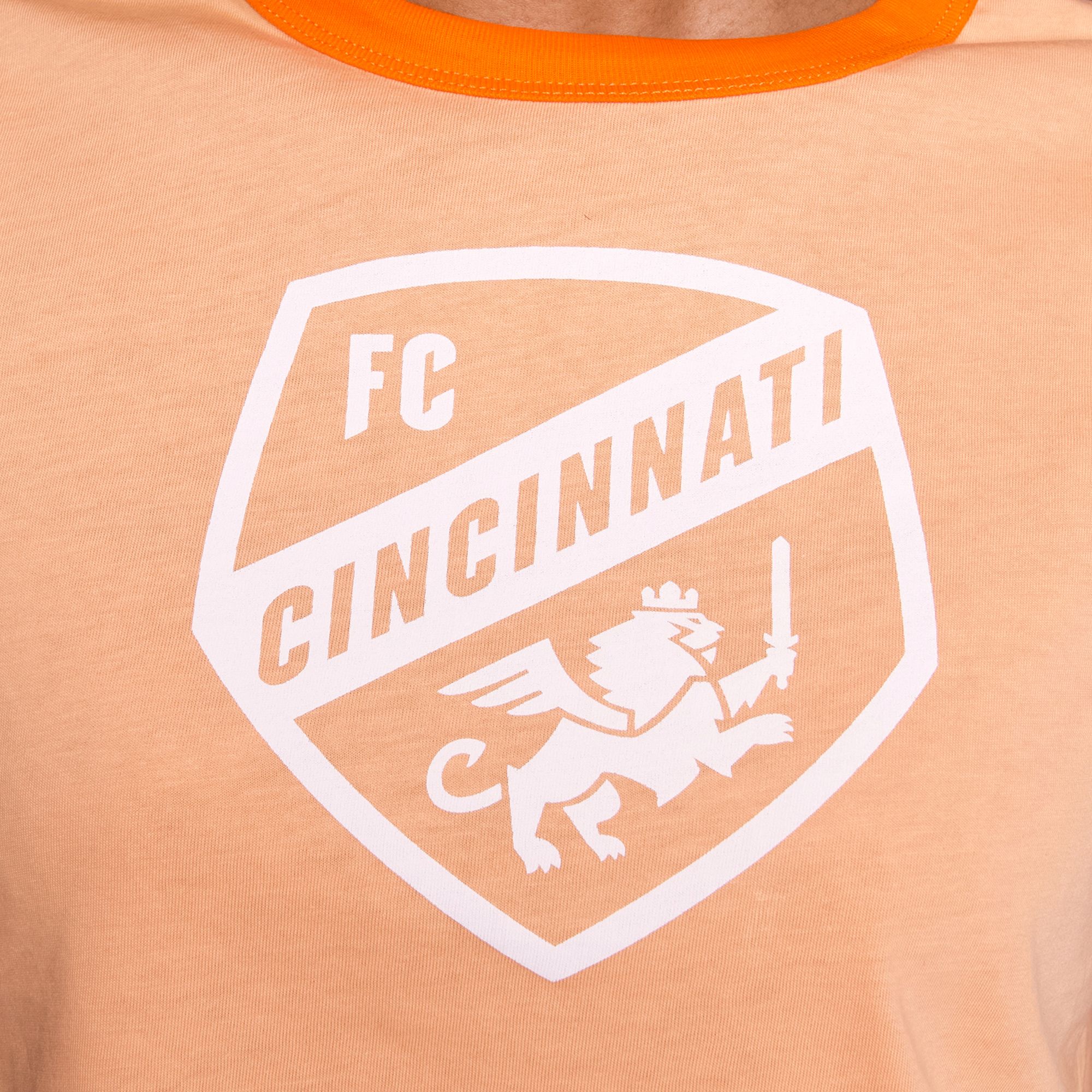 Lusso Women's FC Cincinnati Light Orange Nora T-Shirt product image