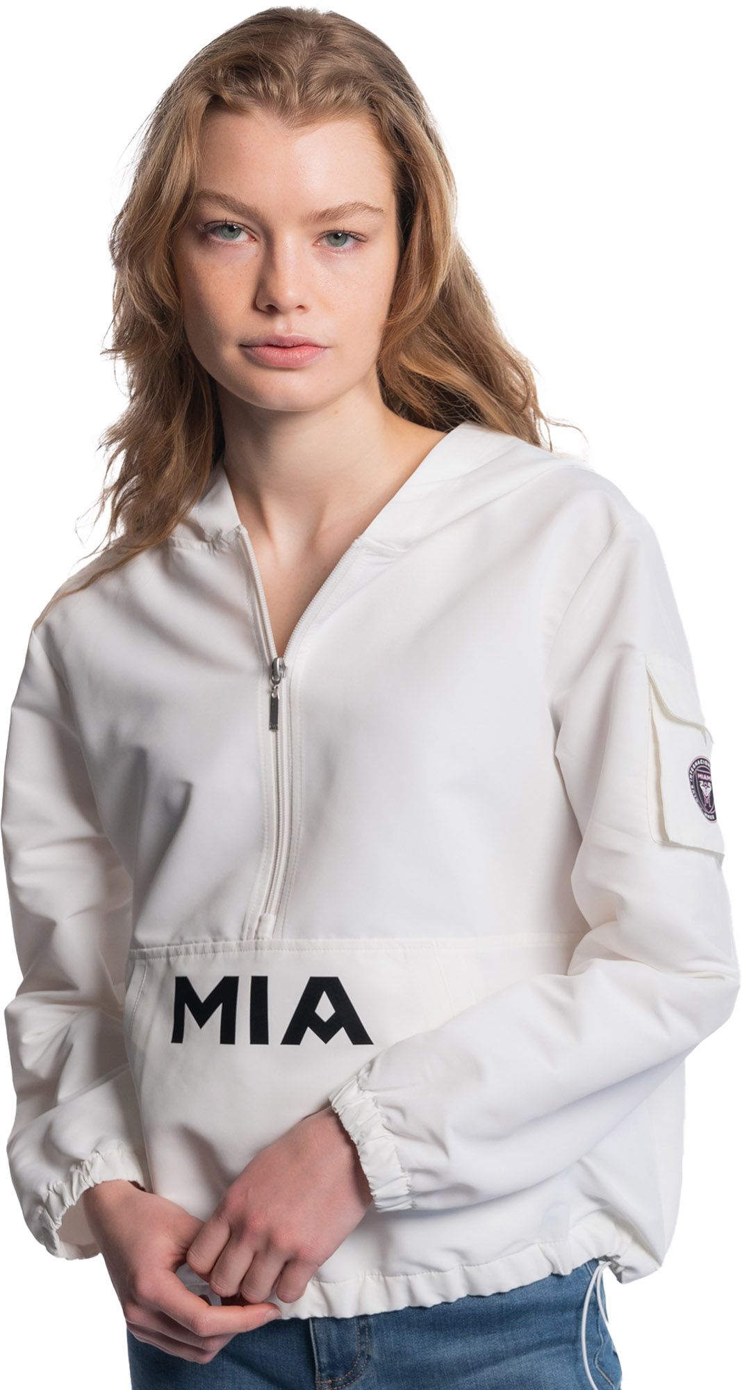 Lusso Women's Inter Miami CF Cloud Half-Zip Windbreaker product image