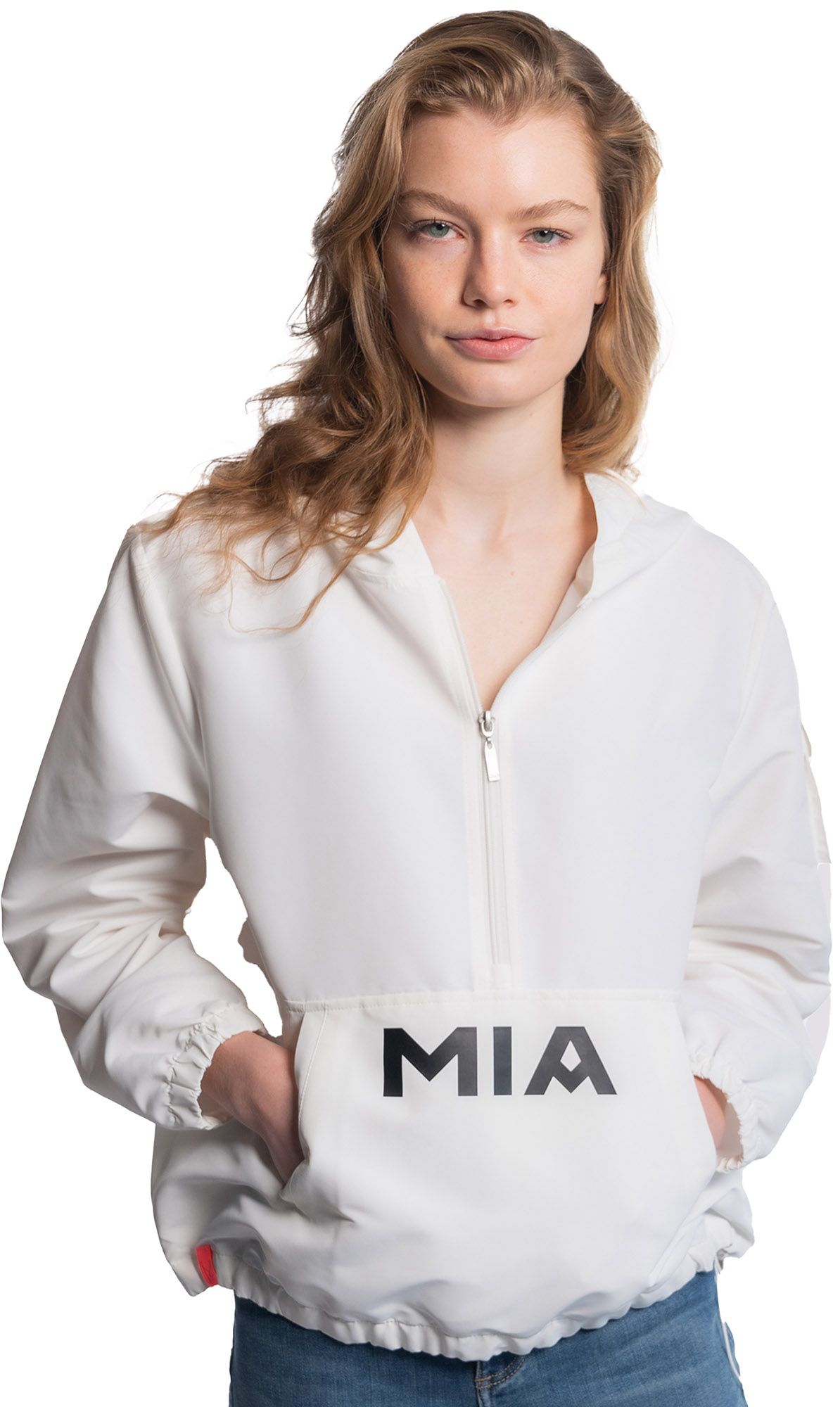 Lusso Women's Inter Miami CF Cloud Half-Zip Windbreaker product image