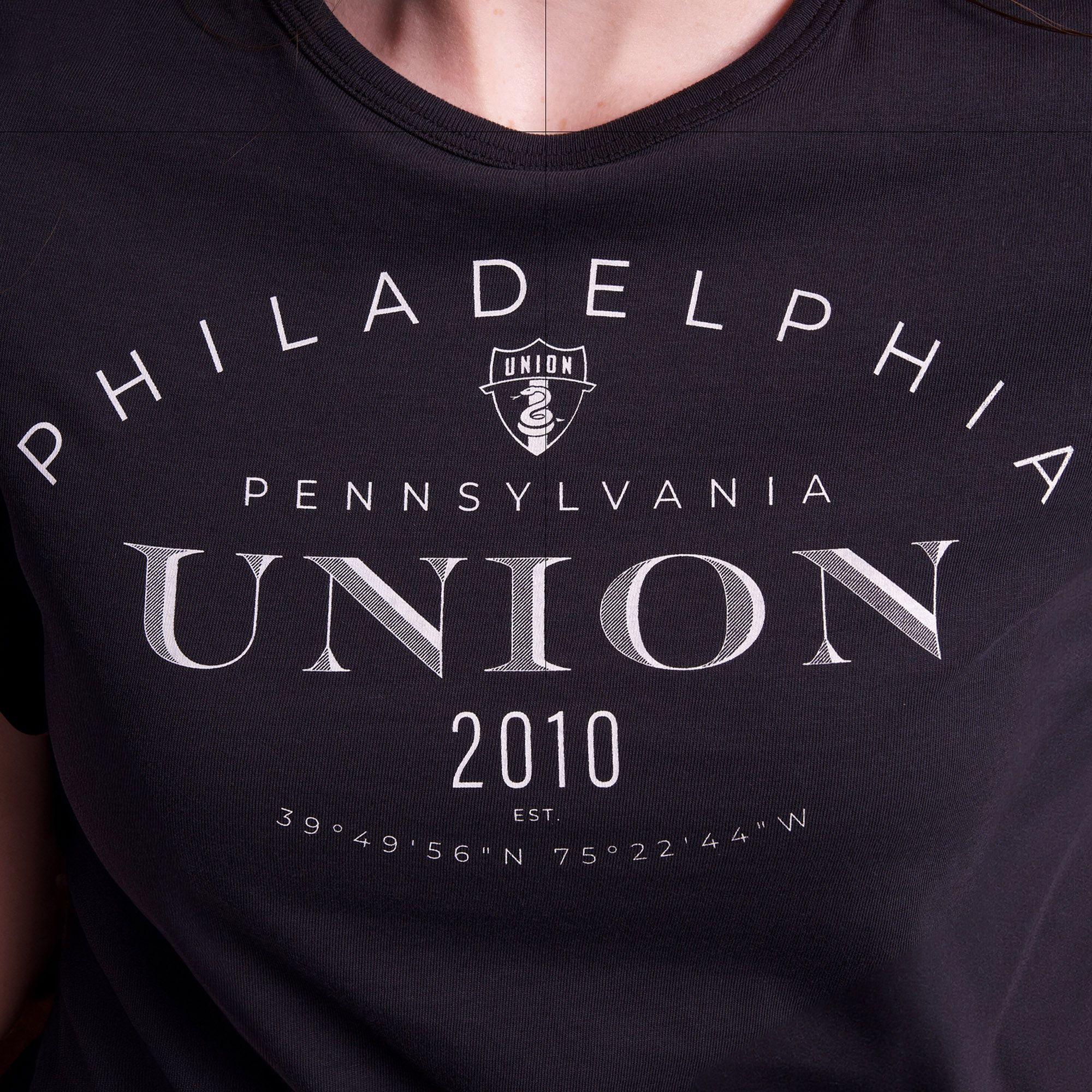 Lusso Women's Philadelphia Union Jet Naja T-Shirt product image