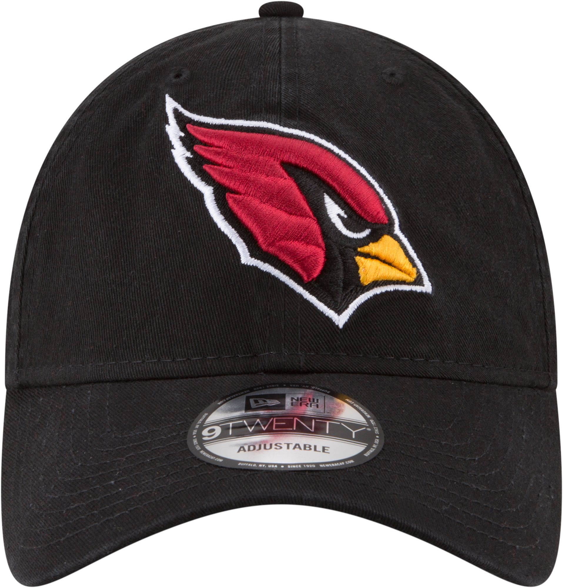 New Era Men's Arizona Cardinals Core Classic Black Adjustable Hat product image