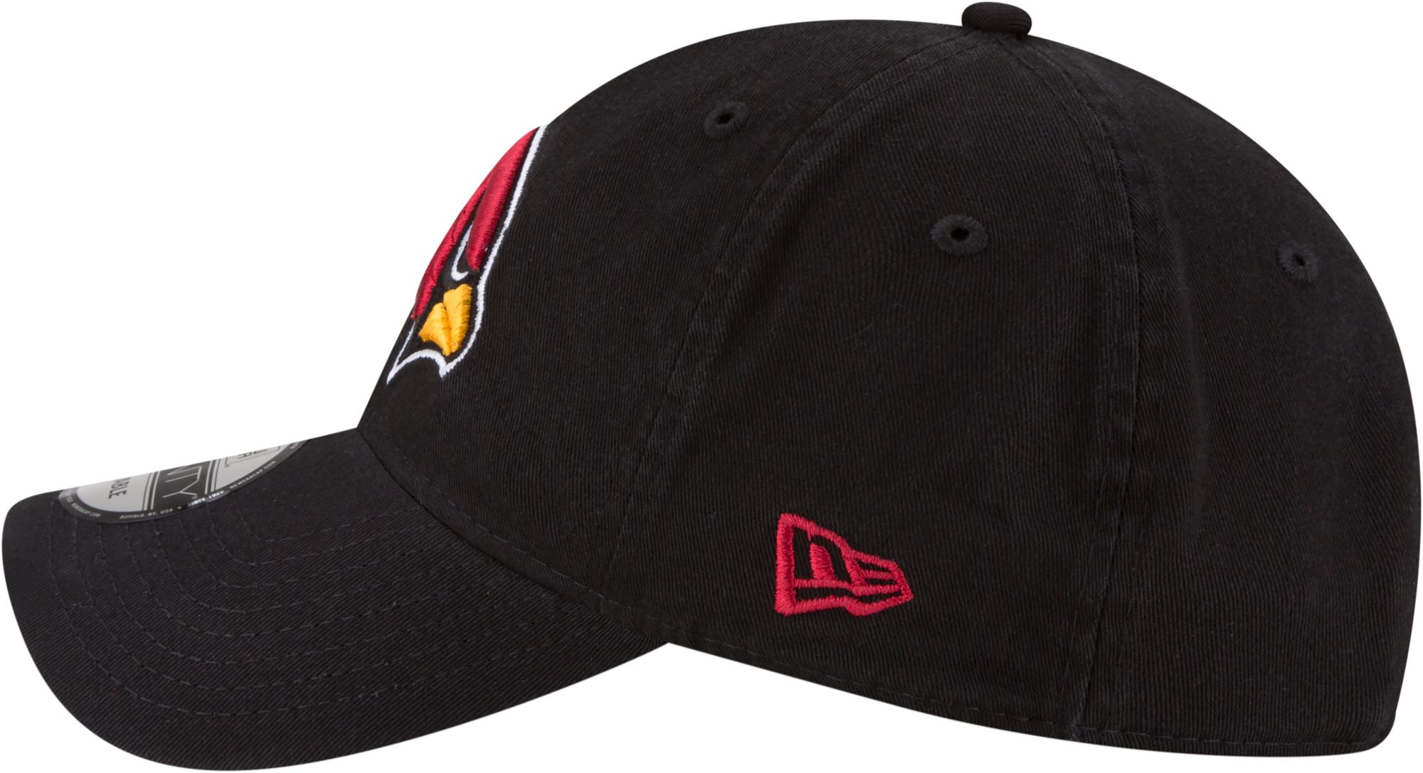 New Era Men's Arizona Cardinals Core Classic Black Adjustable Hat product image