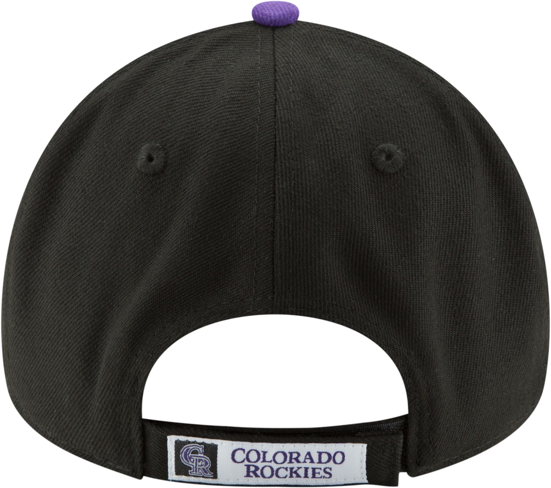 New Era Men's Colorado Rockies 9Forty Black Adjustable Hat product image