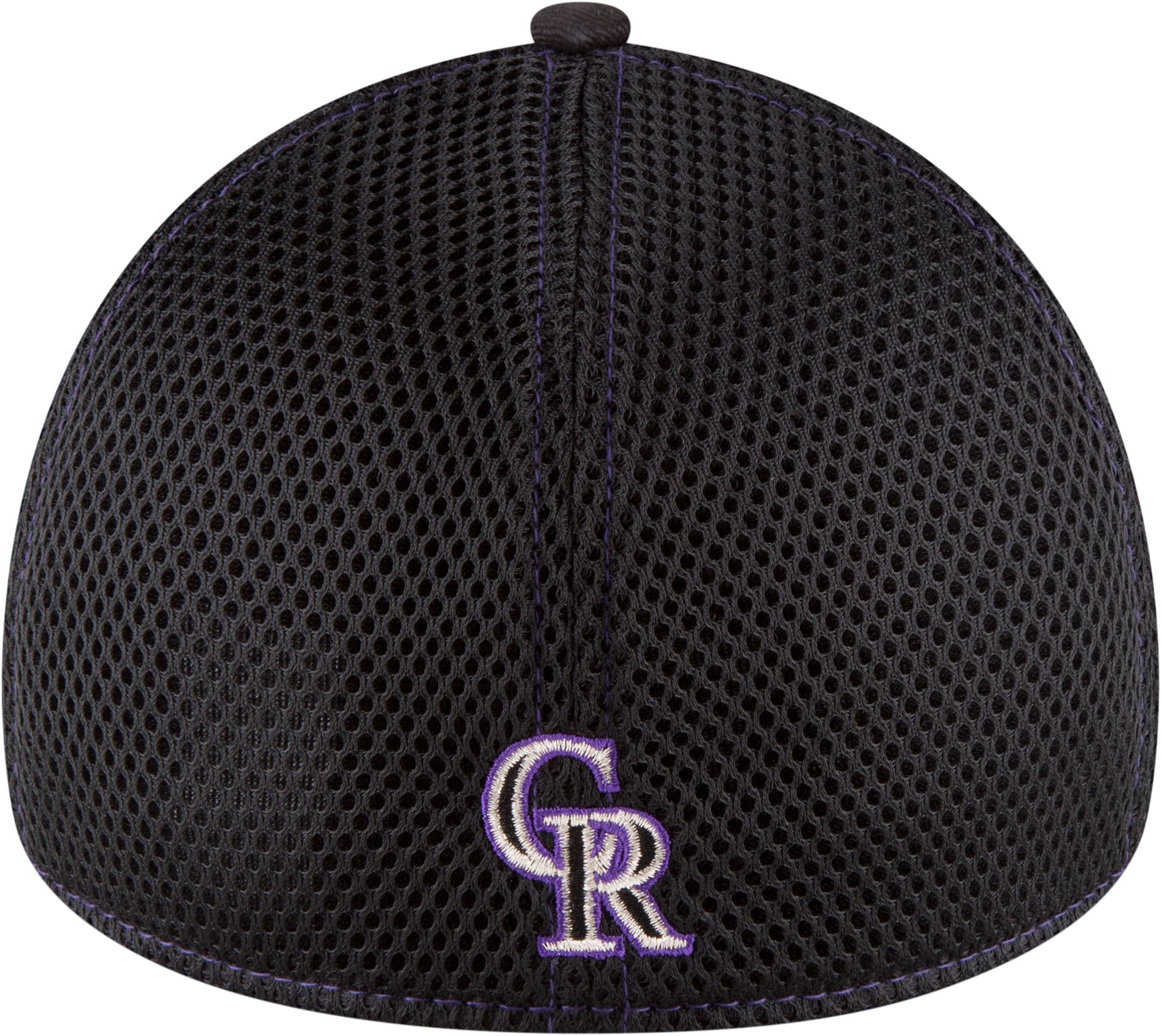 New Era Men's Colorado Rockies 39Thirty Black Neo Stretch Fit Hat product image