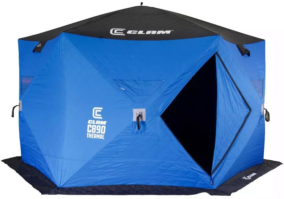 clam ice fishing accessories Sled Pulling Harness the user friendly Clam Ice Fishing Shelter Clam