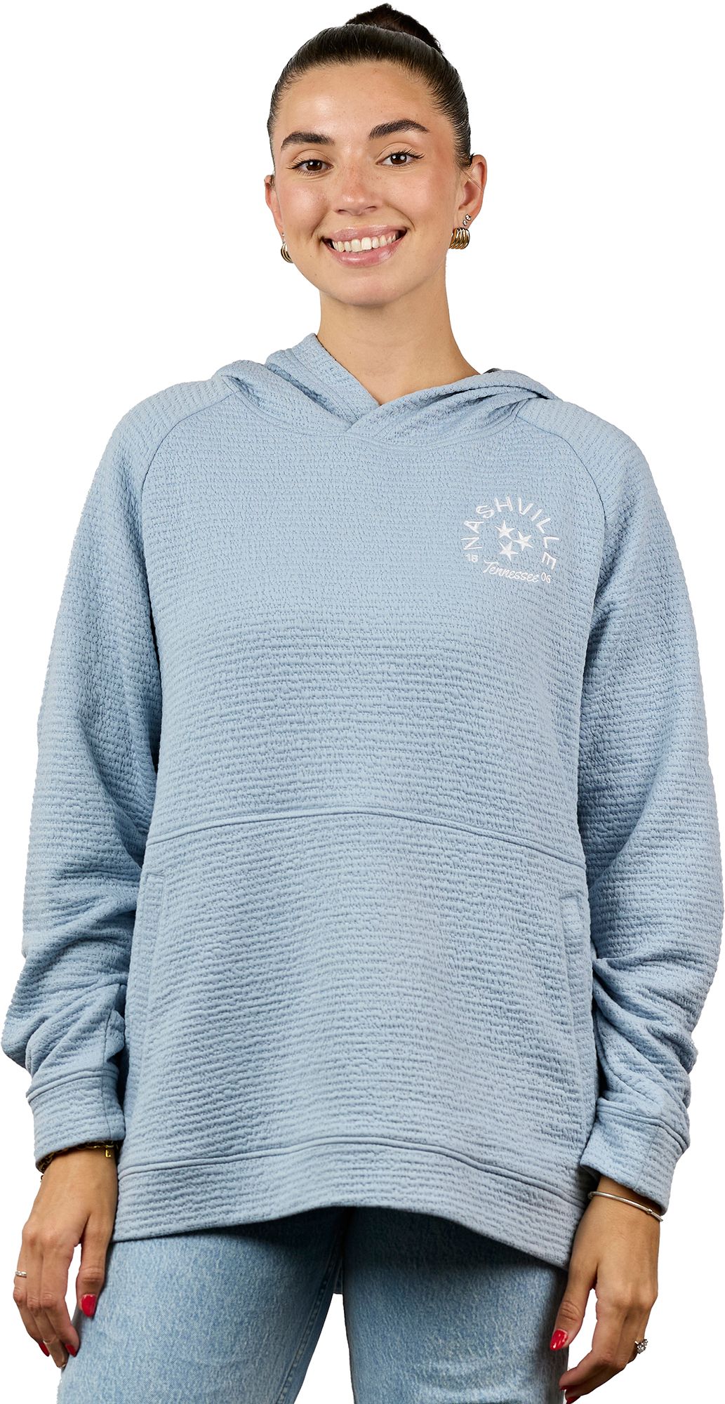 Nash Adult Tristar Recovery Dusty Blue Pullover Hoodie product image