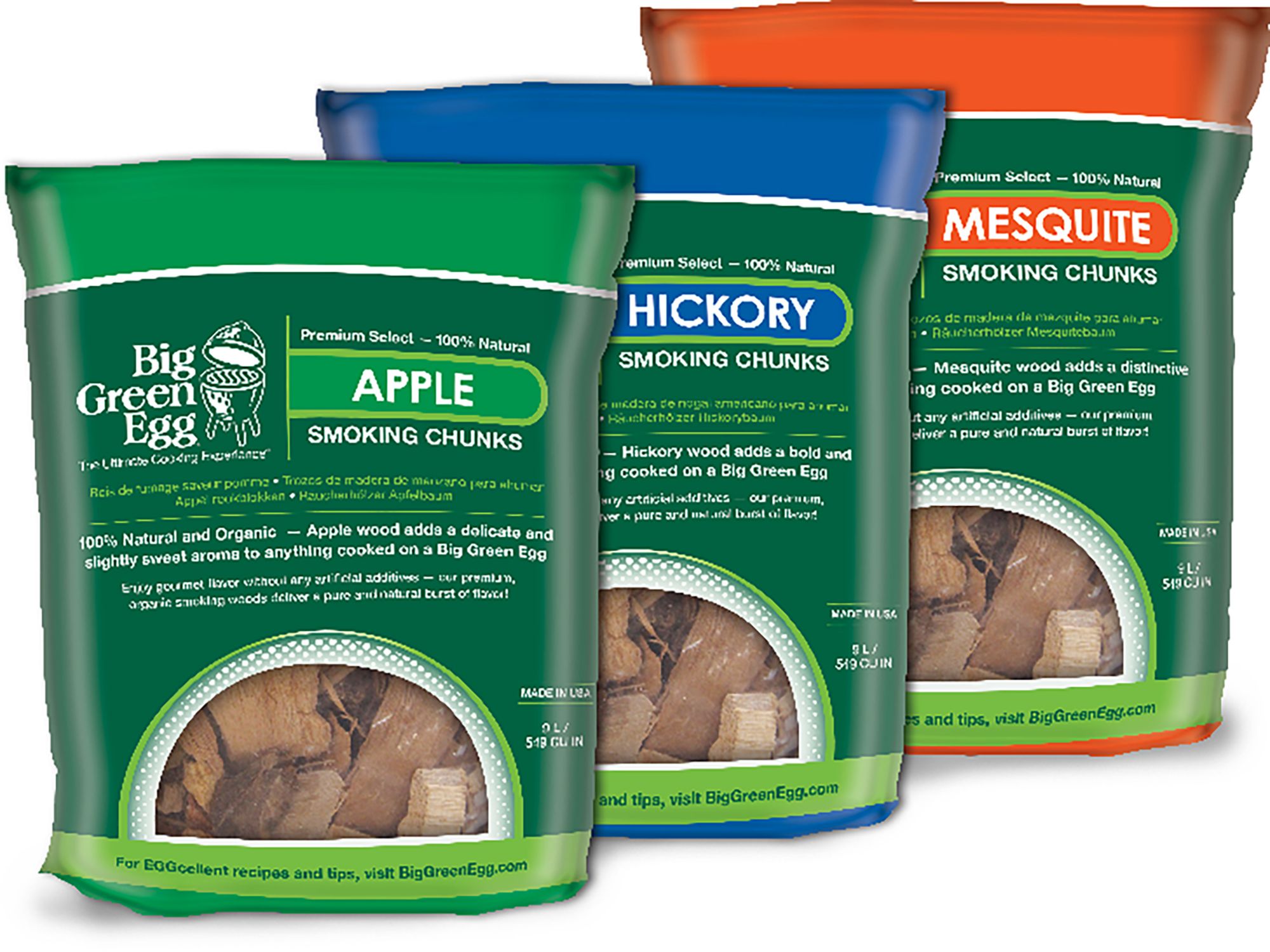 Big Green Egg Flavored Apple Smoking Chunks product image
