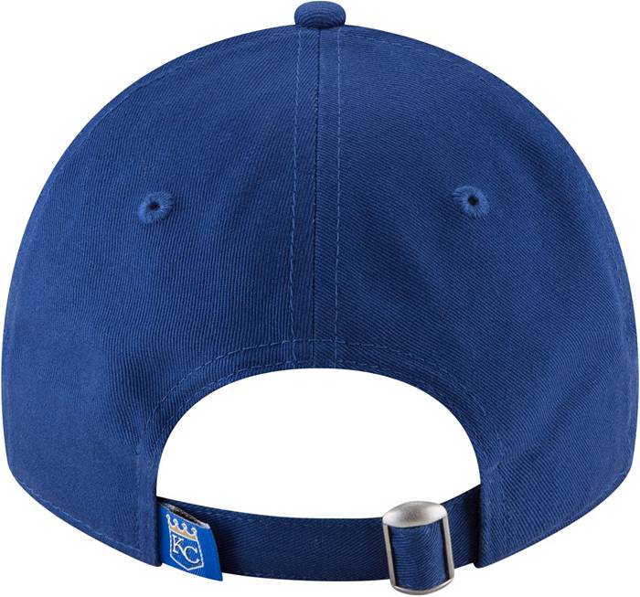 Kansas City Royals 2020 9TWENTY White w/Blue KC Logo Adjustable Hat by
