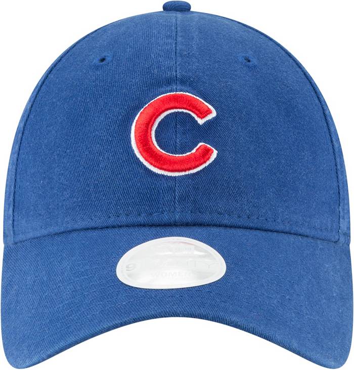 Chicago Cubs New Era 9TWENTY Black Adjustable Hat 2
